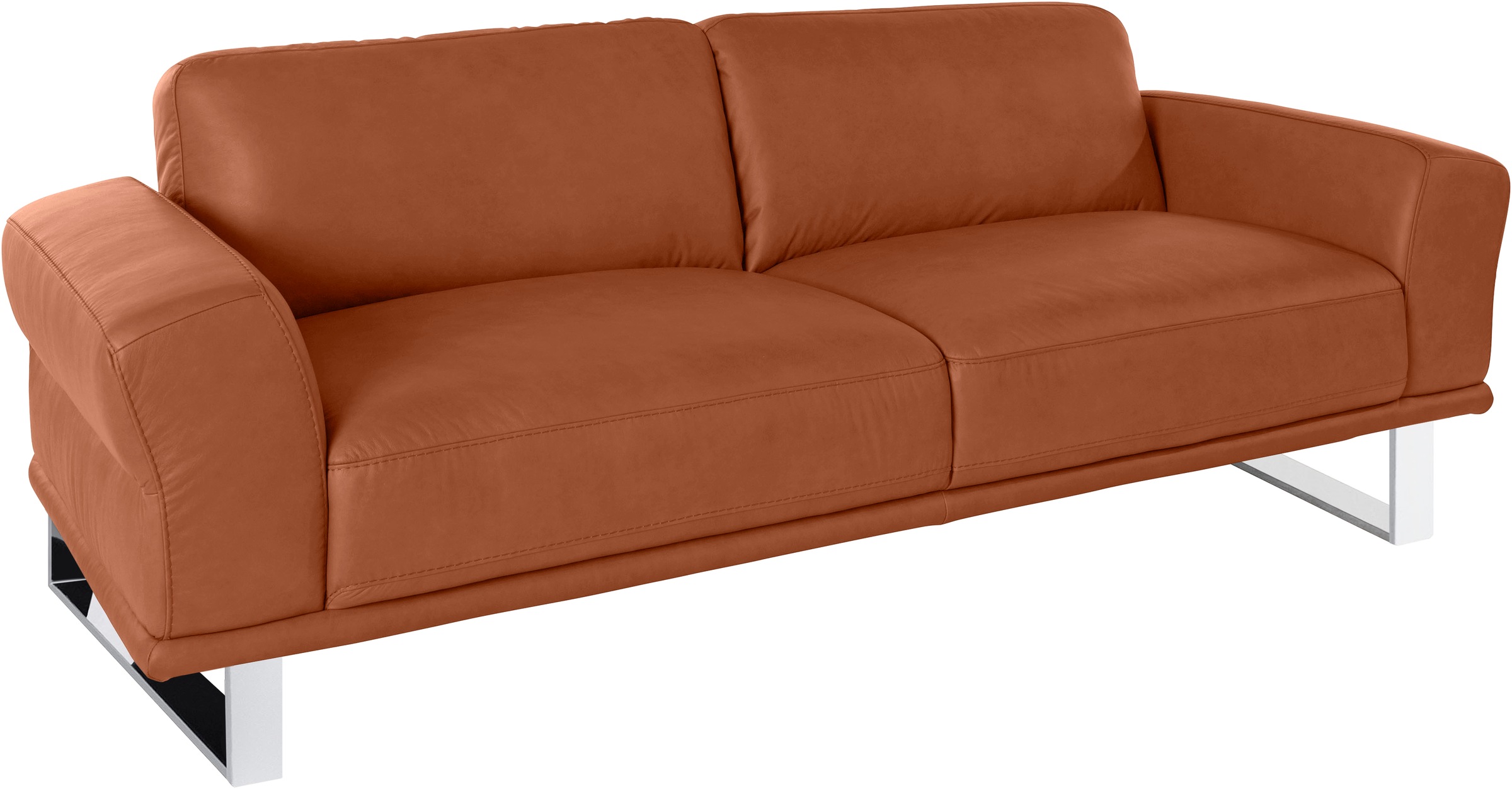 W.SCHILLIG 2,5-Sitzer »montanaa«, mit Metallkufen in Chrom glänzend, Breite 232 cm