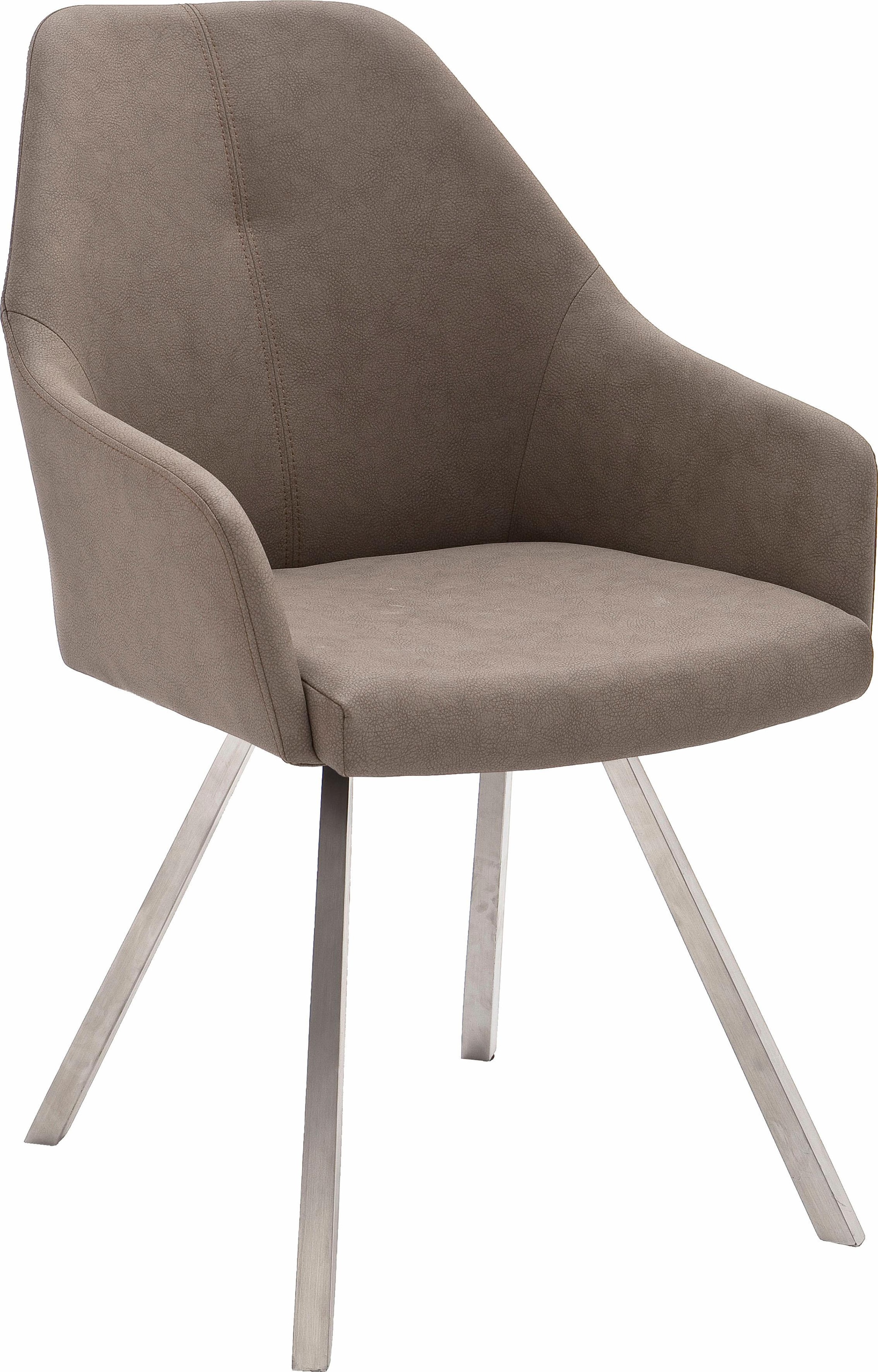 MCA furniture 4-Fußstuhl »Madita A-eckig«, (Set), 2 St., Kunstleder, Stuhl  belastbar bis 140 Kg auf Rechnung kaufen