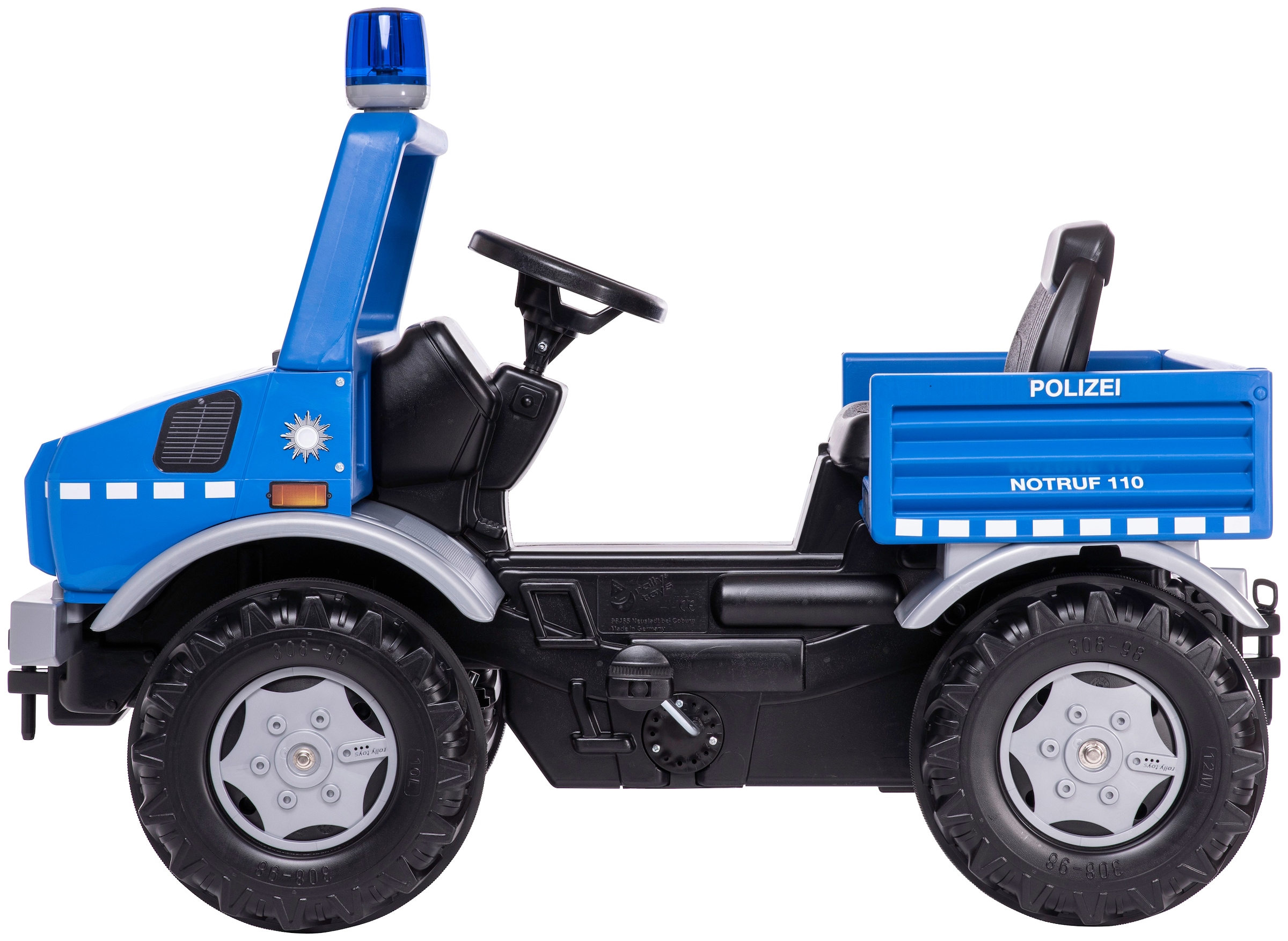 Rolly Toys Tretfahrzeug »rolly Unimog Polizei«, mit Blaulicht bei