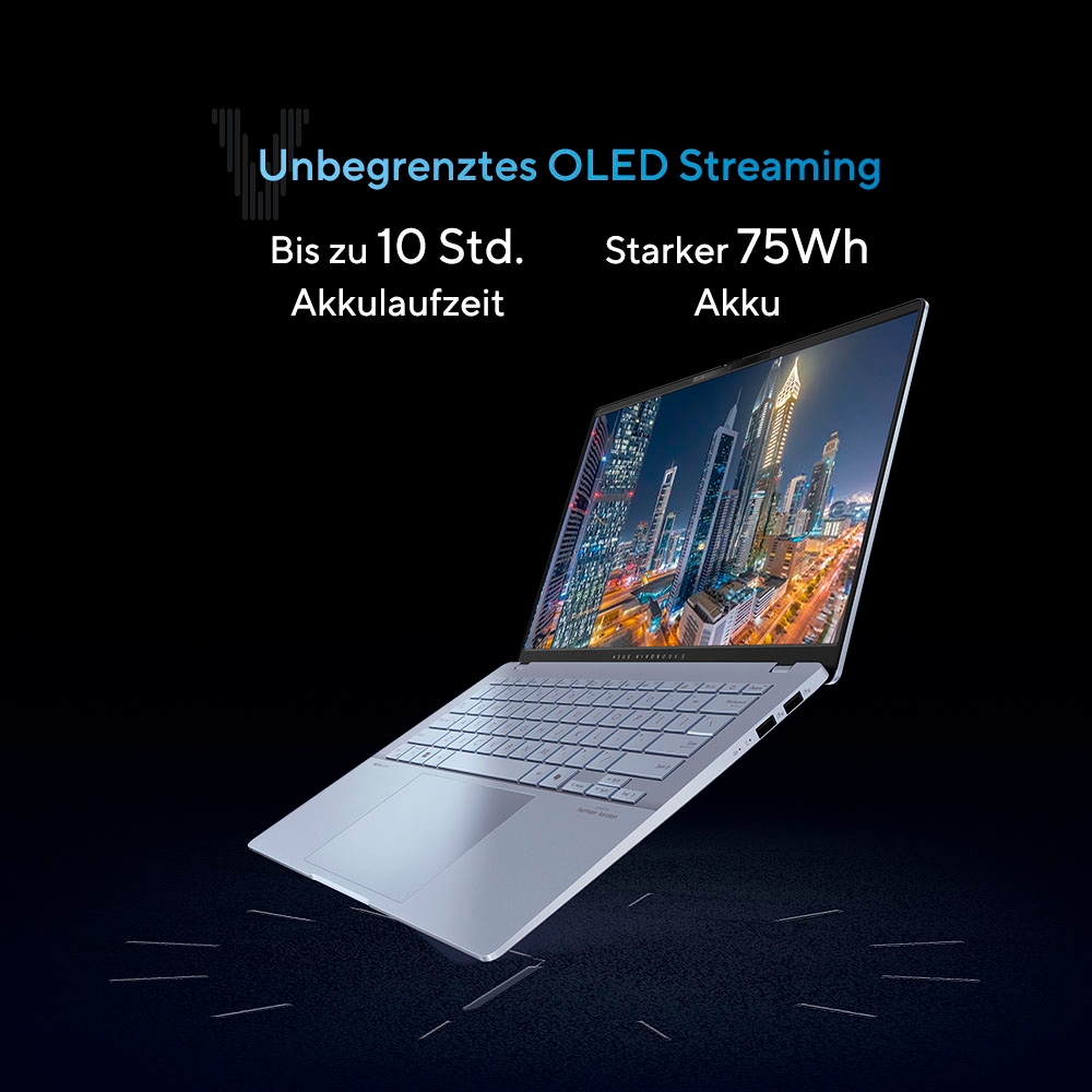 Asus Notebook »VivoBook S 14 OLED S5406MA-PP018W«, 35,56 cm, / 14 Zoll, Intel, Core Ultra 5, ARC, 512 GB SSD