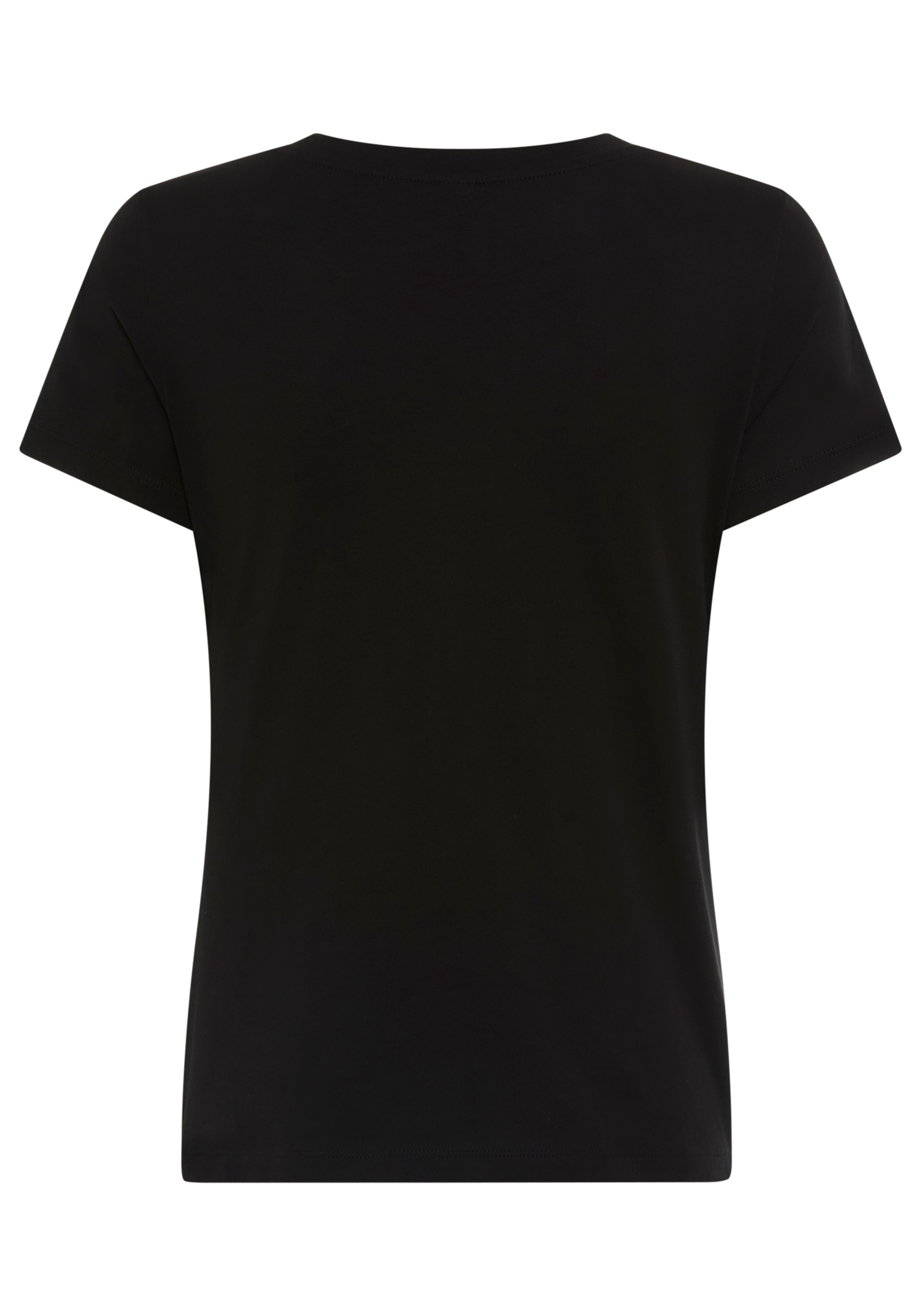BOSS ORANGE T-Shirt »Esogo_MA_crystal Premium Damenmode« mit glitzer Logoschriftzug