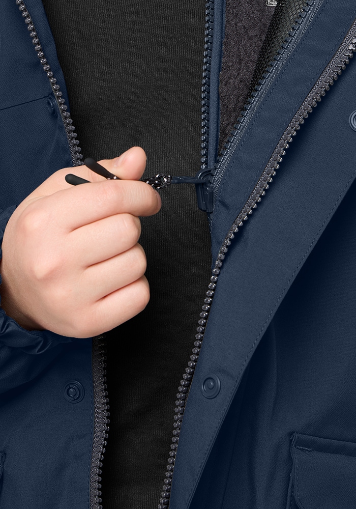Jack Wolfskin 3-in-1-Funktionsjacke »COSY BEAR 3IN1 PARKA K« mit Kapuze