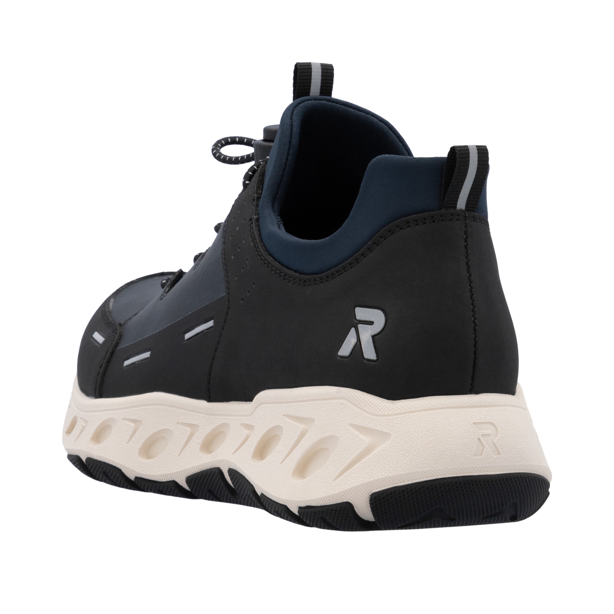 RIEKER Sport Slip-On Sneaker  Schlupfschuh, Freizeitsneaker, Halbschuh mit gepolstertem Schaftrand