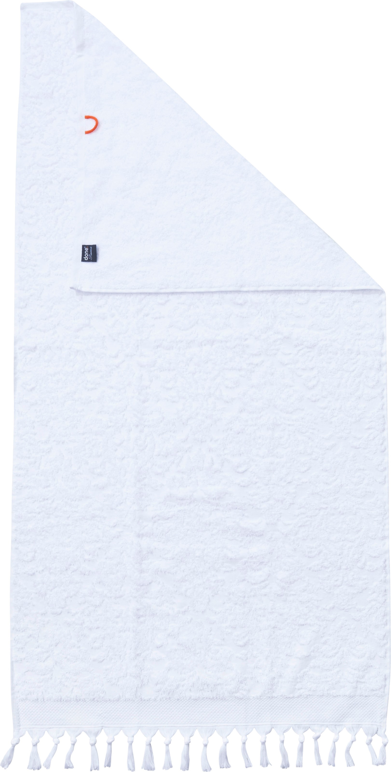 done.® Duschtuch »Provence Ornaments« Uni Farben, Ornamente, mit Fransen