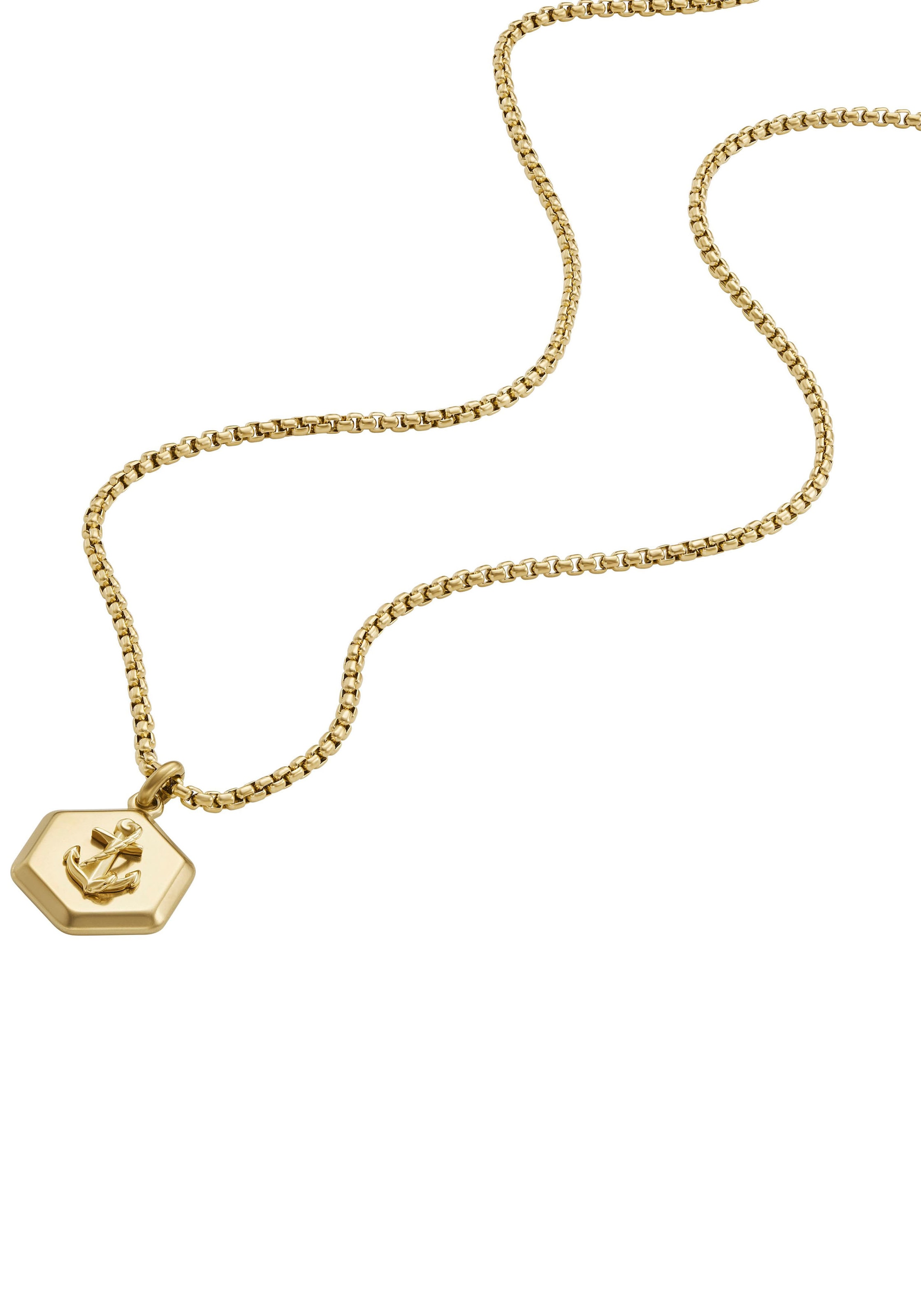 Fossil Kette mit Anhänger »SUTTON MOTIVS ANKER, JF04617710«