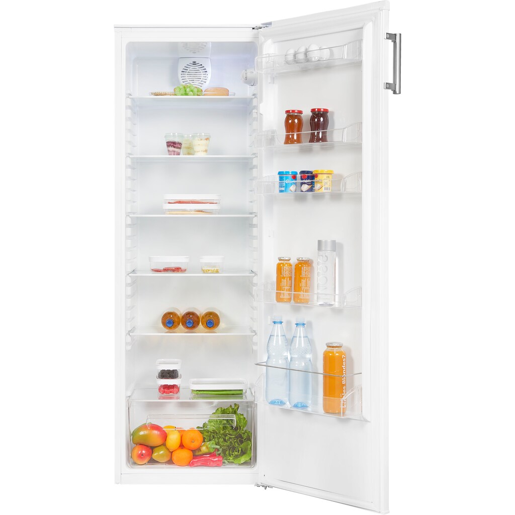 exquisit Kühlschrank »KS301-V-H-010E«, KS301-V-H-010E weiss, 169 cm hoch, 55,8 cm breit, 297 L Volumen