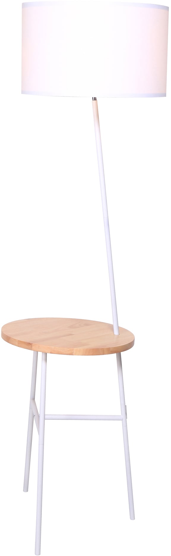 SalesFever Stehlampe »Afini« E27 1 Stk. mit Holztablett