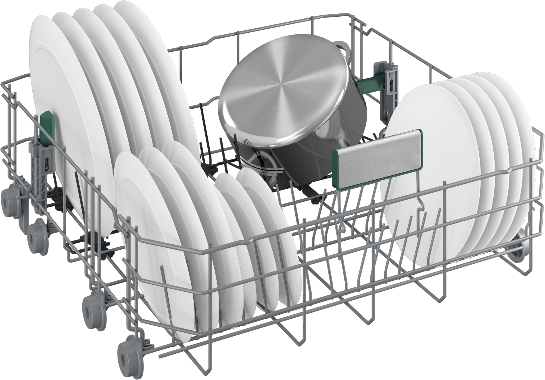 Grundig vollintegrierbarer Geschirrspüler »GNVP4410DW 7637691677« 14 Maßgedecke seitlicher Statusindikator