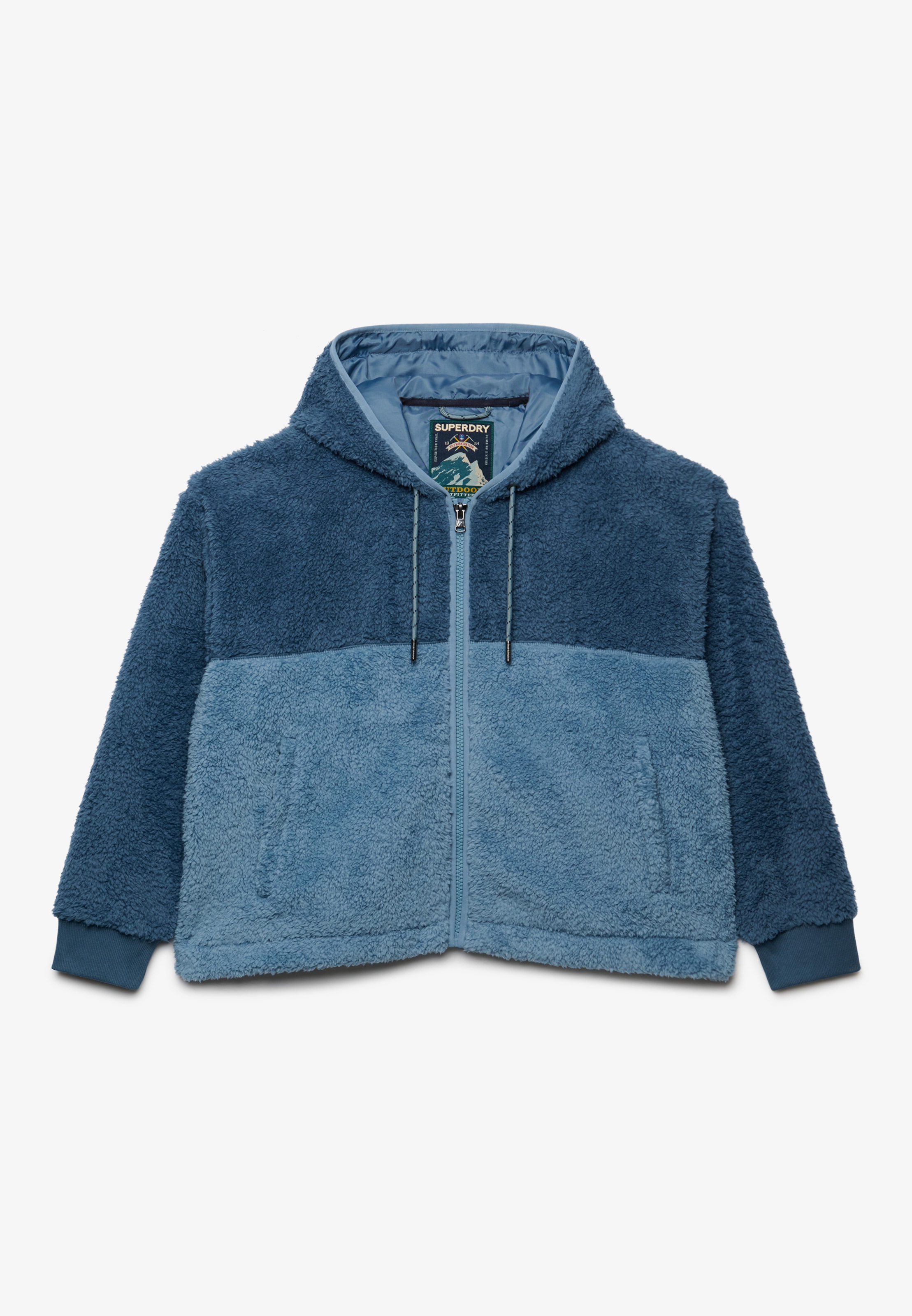Superdry Kapuzensweatjacke »SUPER SOFT ZIPHOOD« Kunstfaser, oversize