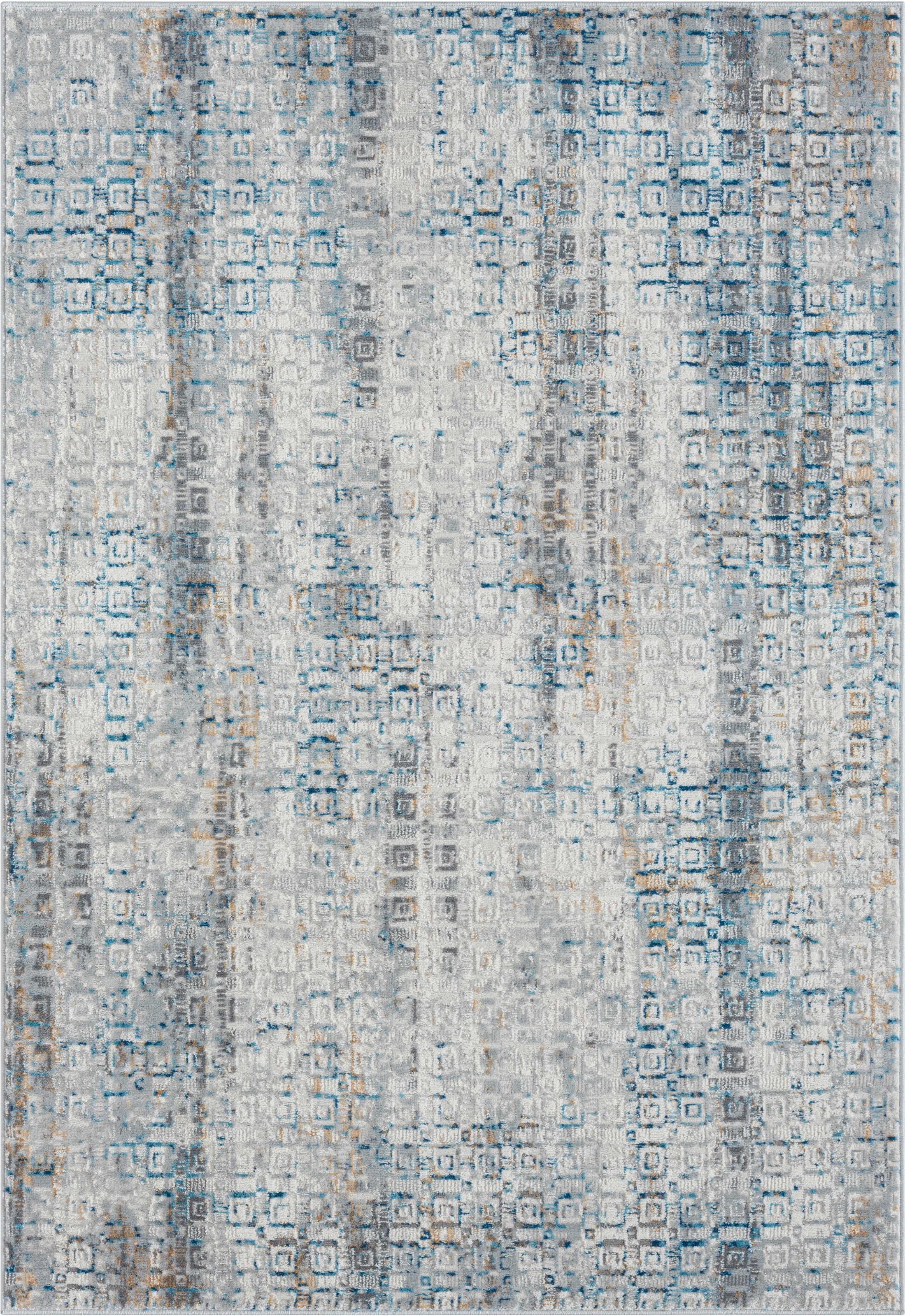 OTTO home Teppich »Jaxyn« rechteckig 8 mm Höhe Kurzflor, modernes Design, pflegeleicht, Wohnzimmer