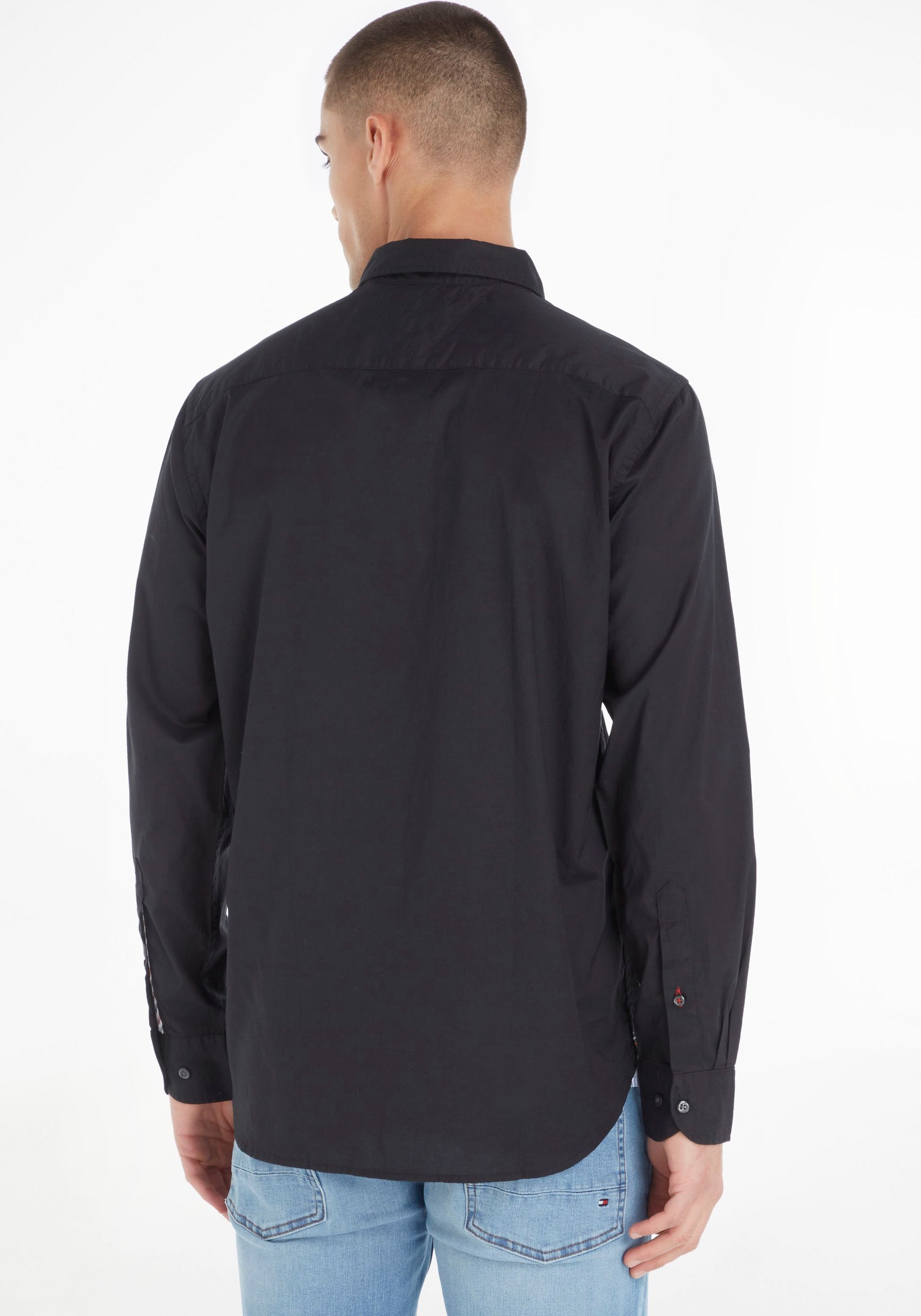 Tommy Hilfiger Langarmhemd »LA-Hemd Flex Poplin«