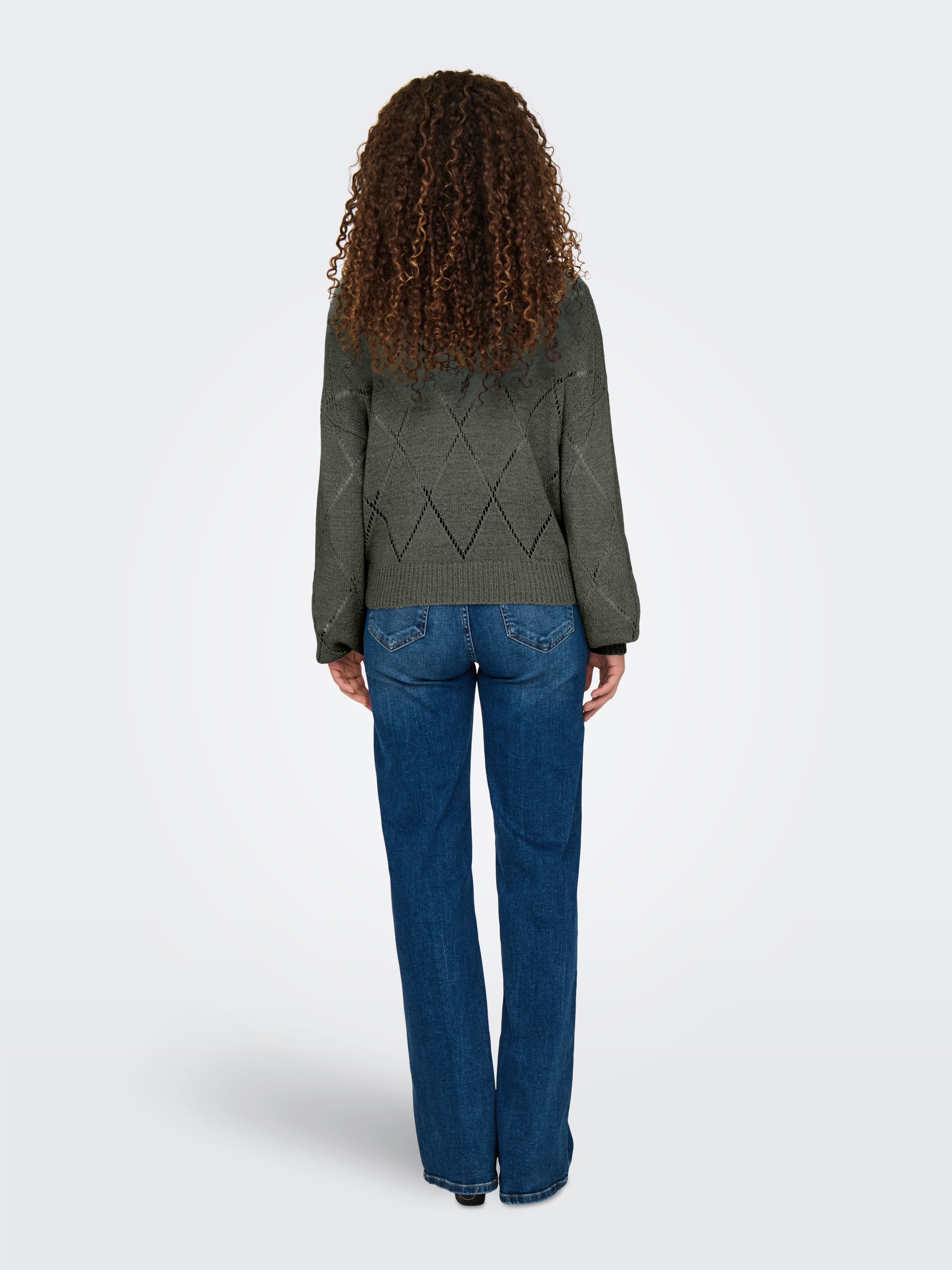 ONLY Strickpullover »ONLGEENAS LS STRUCTURE O-NECK CC KNT«
