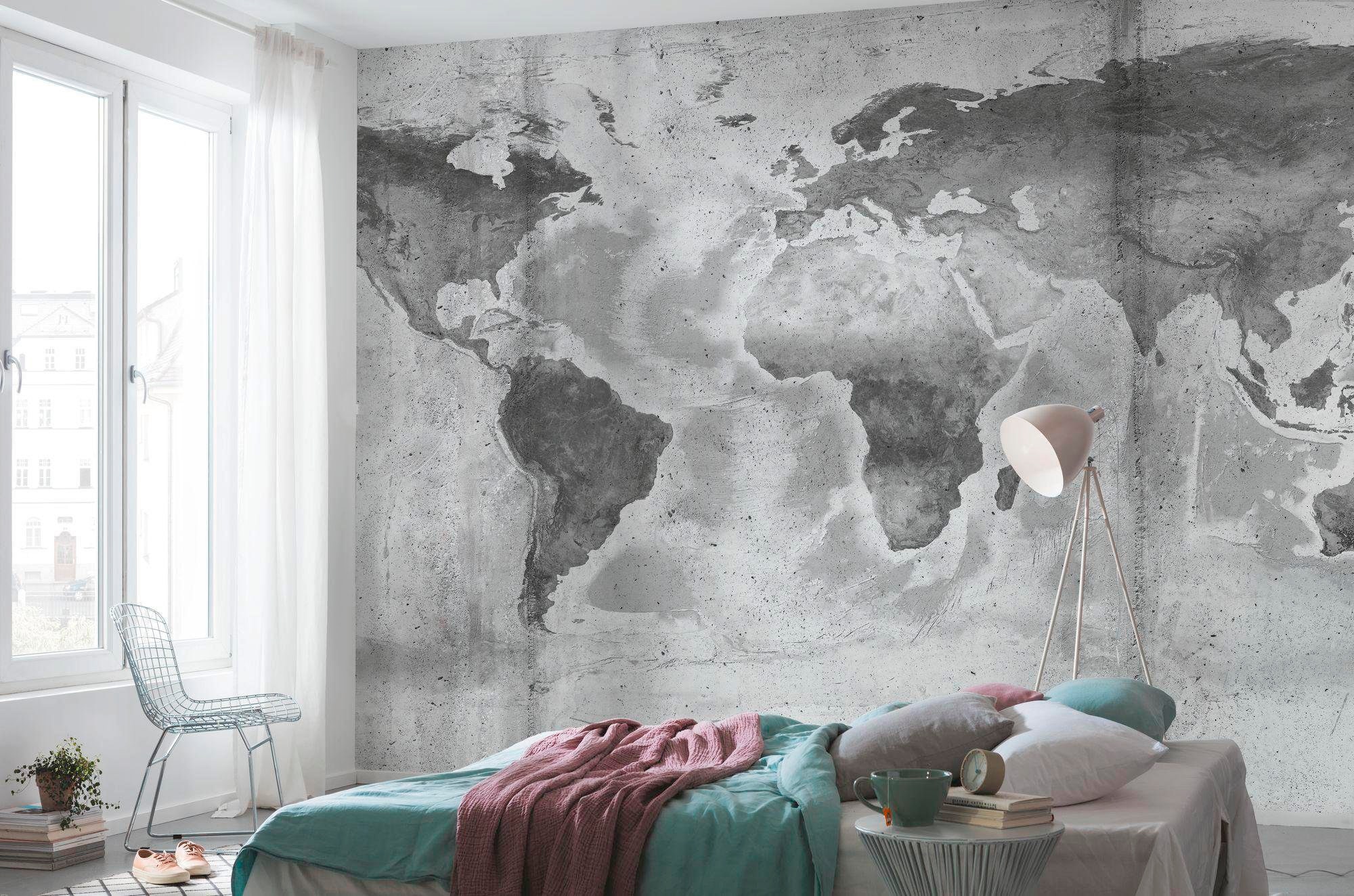 Komar Vliestapete »Digitaldruck Vlies -  Concrete World - Größe 500 x 250 cm« bedruckt glatt Wohnzimmer, Schlafzimmer