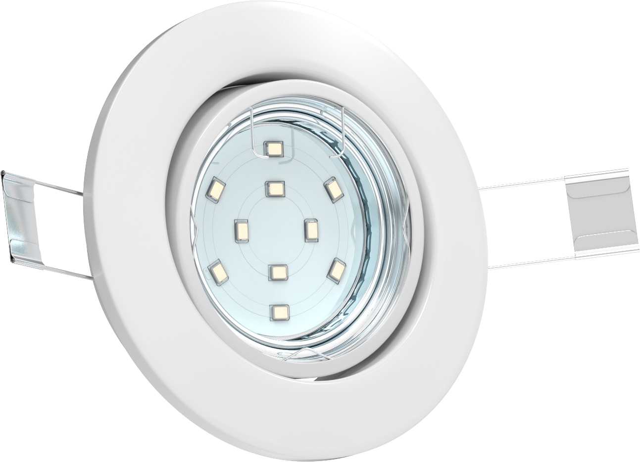 B.K.Licht LED Einbauleuchte »Hila«, 6 flammig-flammig, LED Einbaustrahler  schwenkbar weiß GU10 Decken-Spot Einbauspot 6er SET online kaufen | mit 3  Jahren XXL Garantie