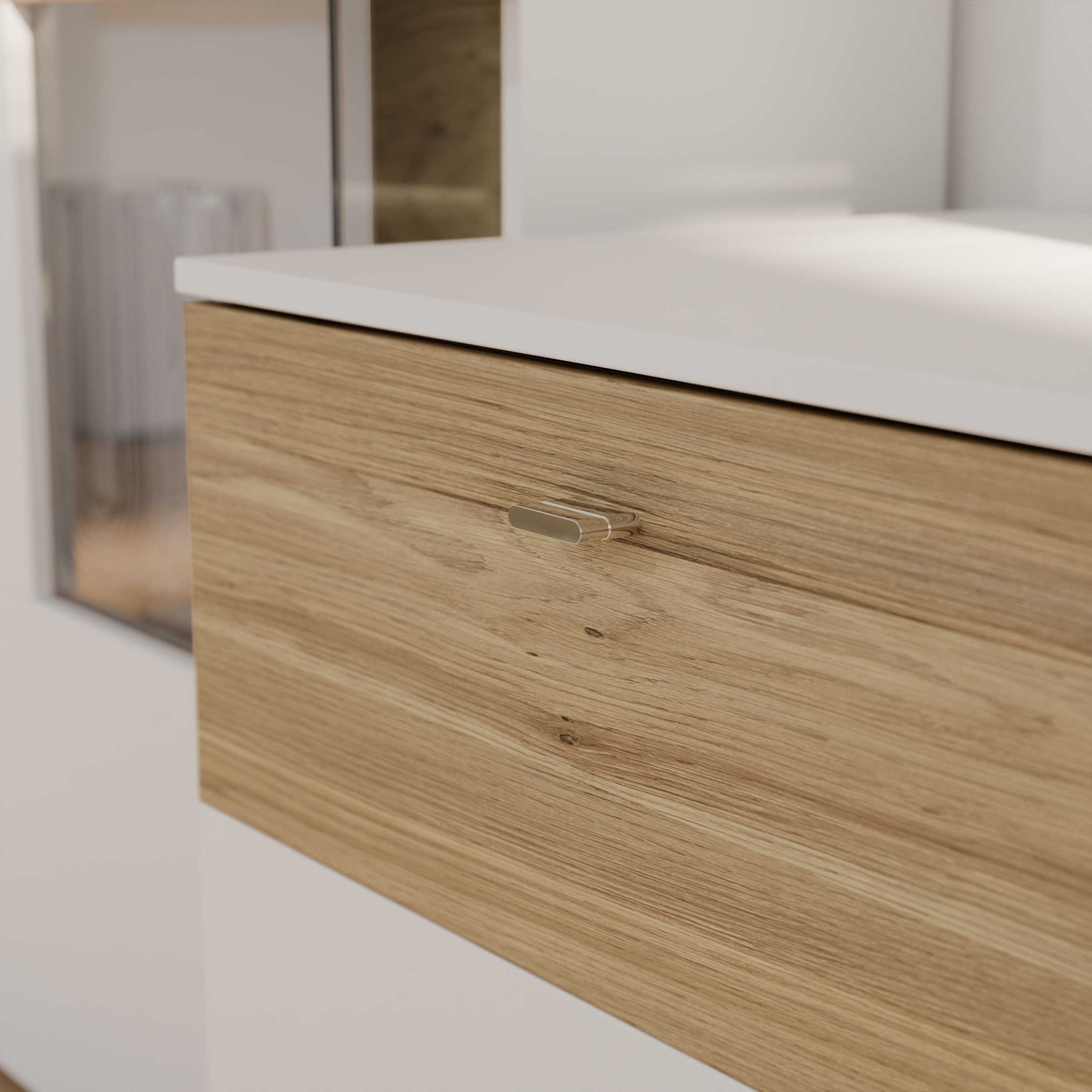FORTE Sideboard »Como«, Kommode, Stauraumschrank, LED Beleuchtung, Soft Close, Stauraum