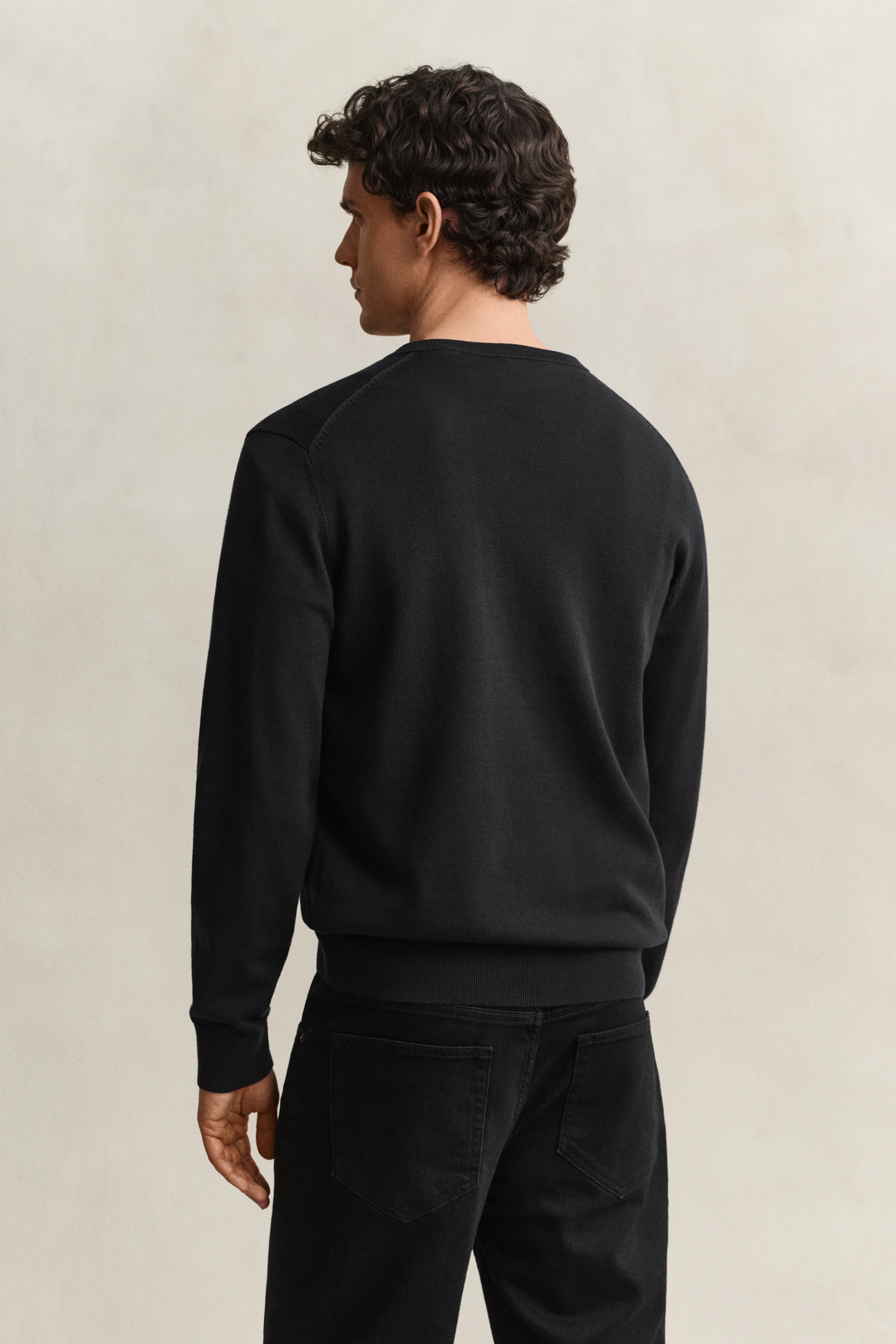Gant V-Ausschnitt-Pullover »CLASSIC COTTON V-NECK« Regular fit mit V-Ausschnitt