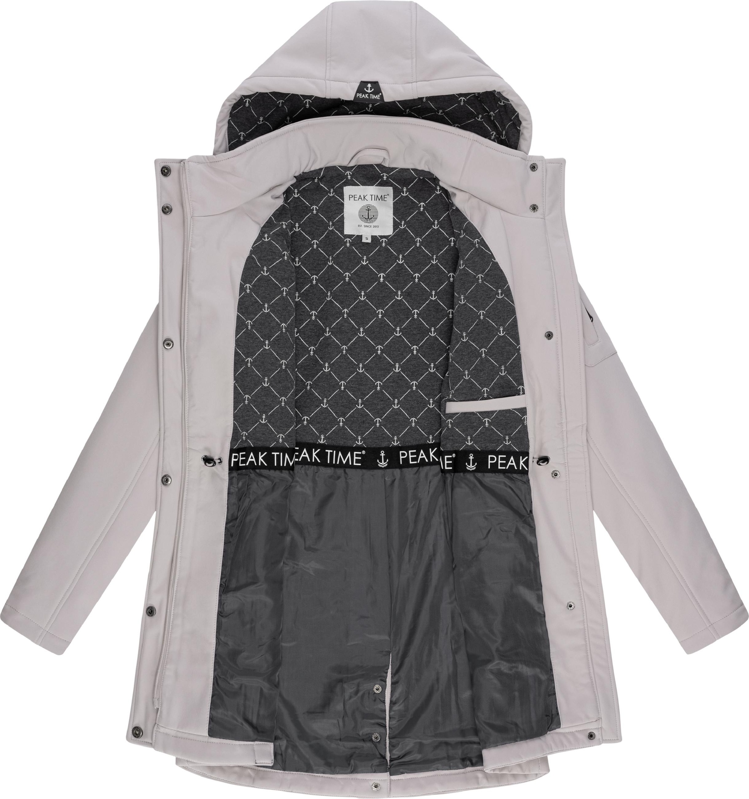 PEAK TIME Softshellmantel »Softshelljacke L62097«