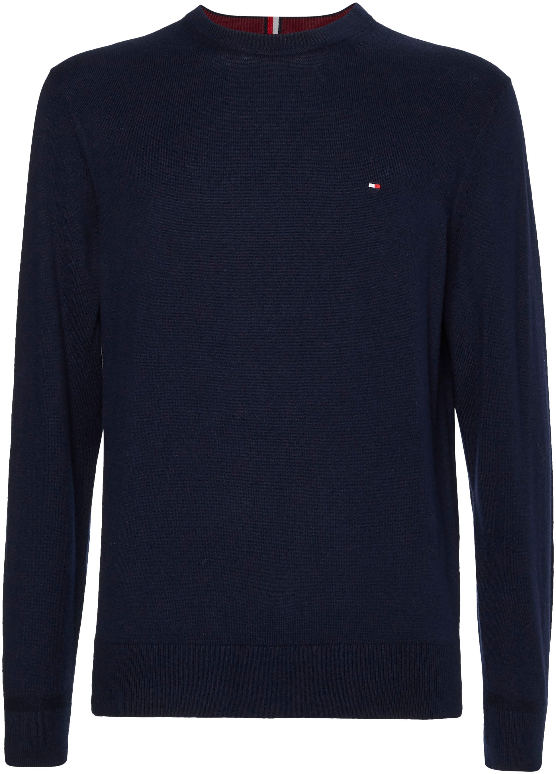 Tommy Hilfiger Rundhalspullover »PIMA ORG CTN CASHMERE CREW NECK«