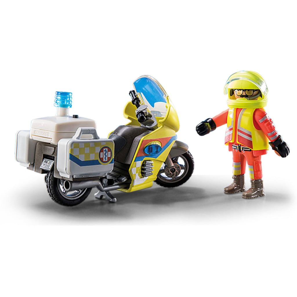 Playmobil® Konstruktions-Spielset »Notarzt-Motorrad mit Blinklicht (71205), City Life«