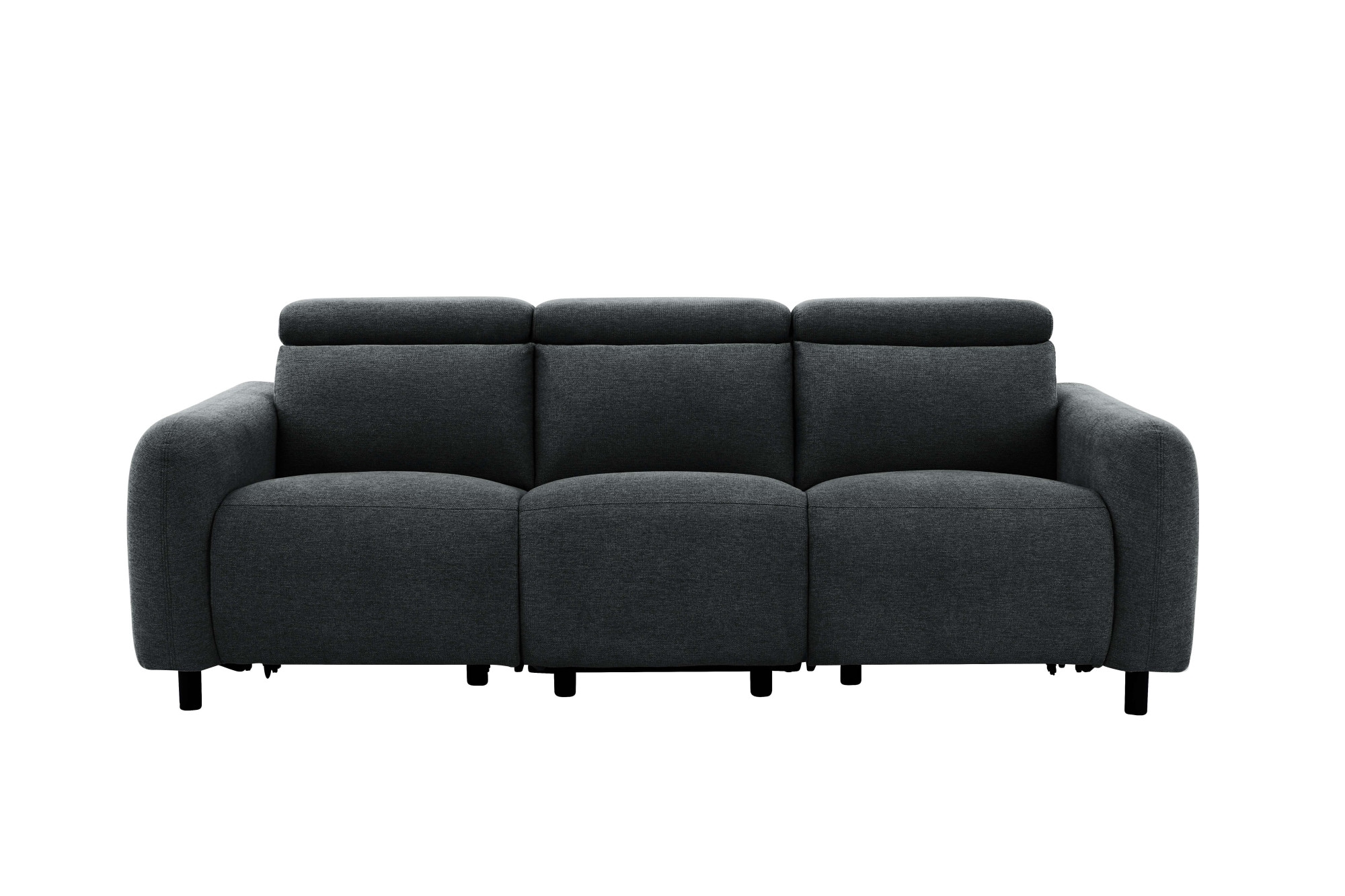 Home affaire 3-Sitzer »SKAANE Struktur-Sofa, 229 cm, manuelle-u. elektrische Relaxfunktion«, Relax-Funktion in 2 Sitzen, Kopfteilverstellung, Federkernpolsterung