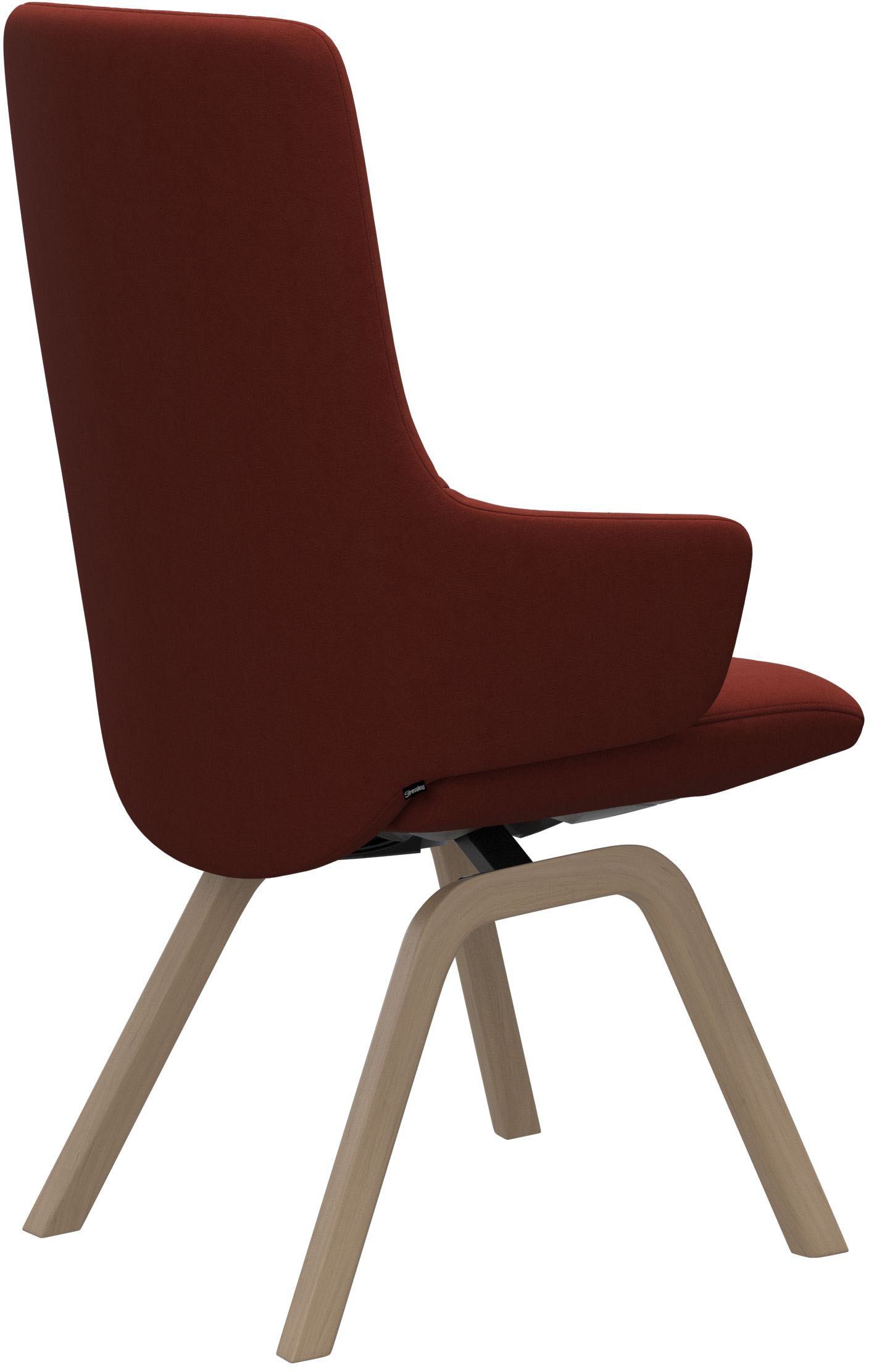 Stressless® Polsterstuhl »Laurel«, Microfaser DINAMICA, High Back mit Armlehne, Größe L, mit schräggestellten Beinen