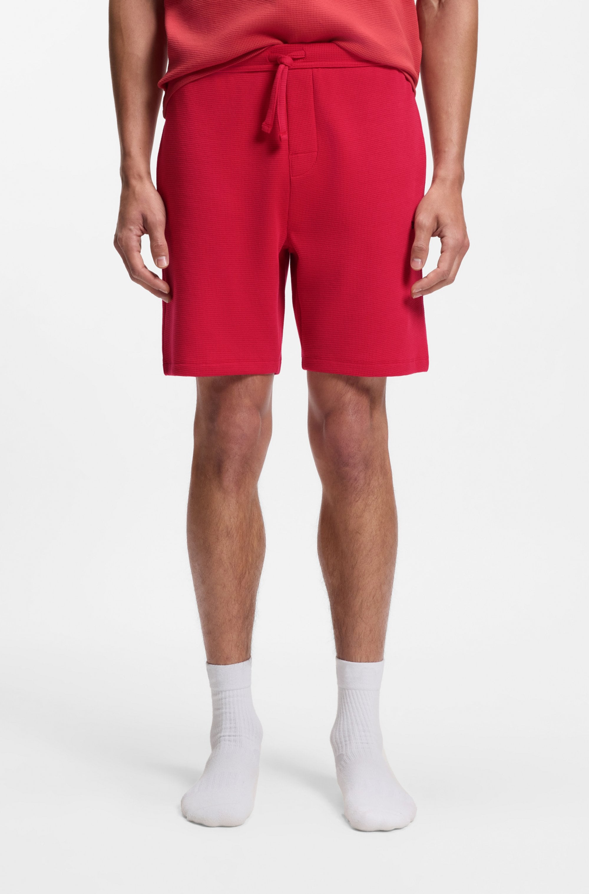 BOSS Pyjamashorts »Waffle Shorts«