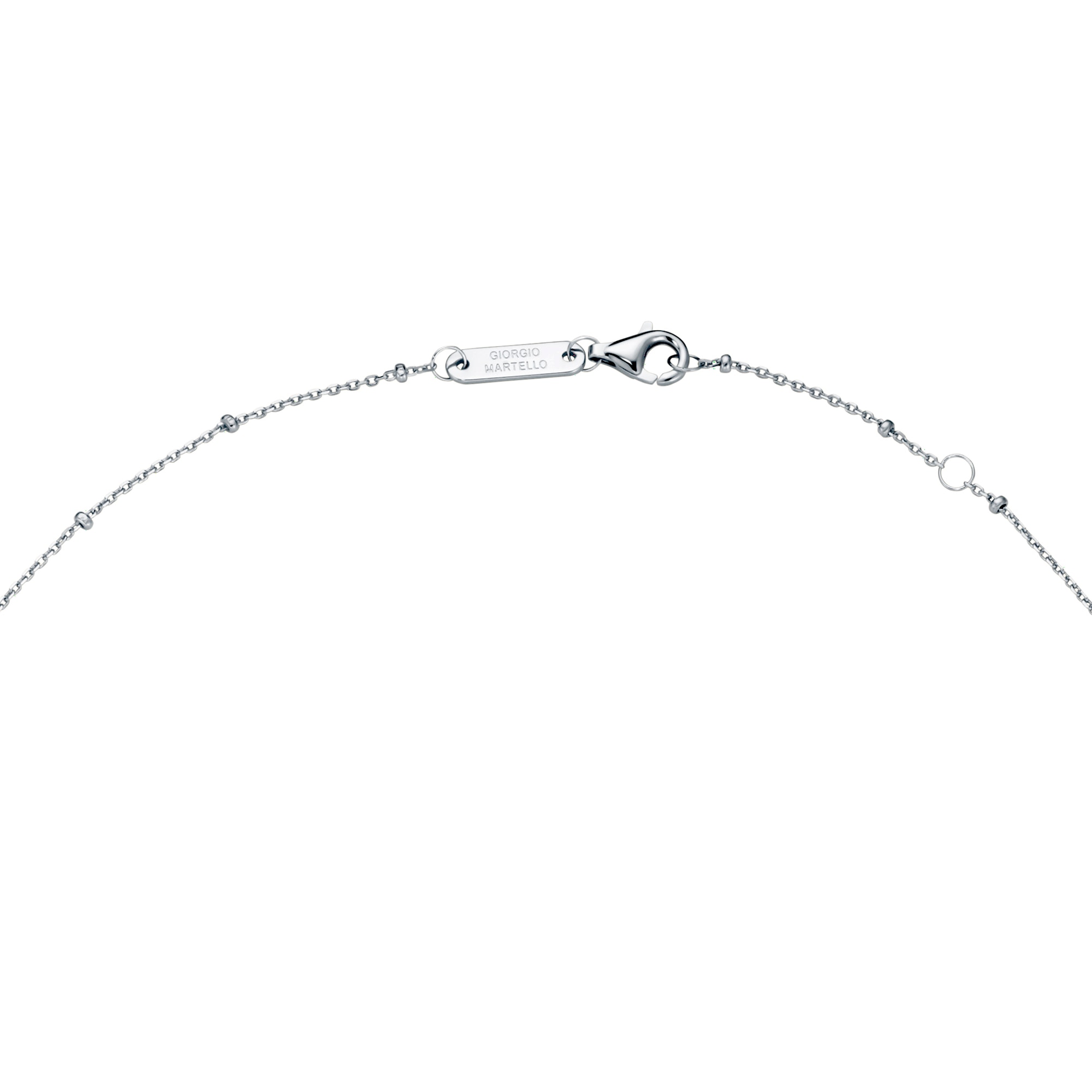 GIORGIO MARTELLO MILANO Collier »Collier Mittelteil U-förmig, glänzend, Silber 925«