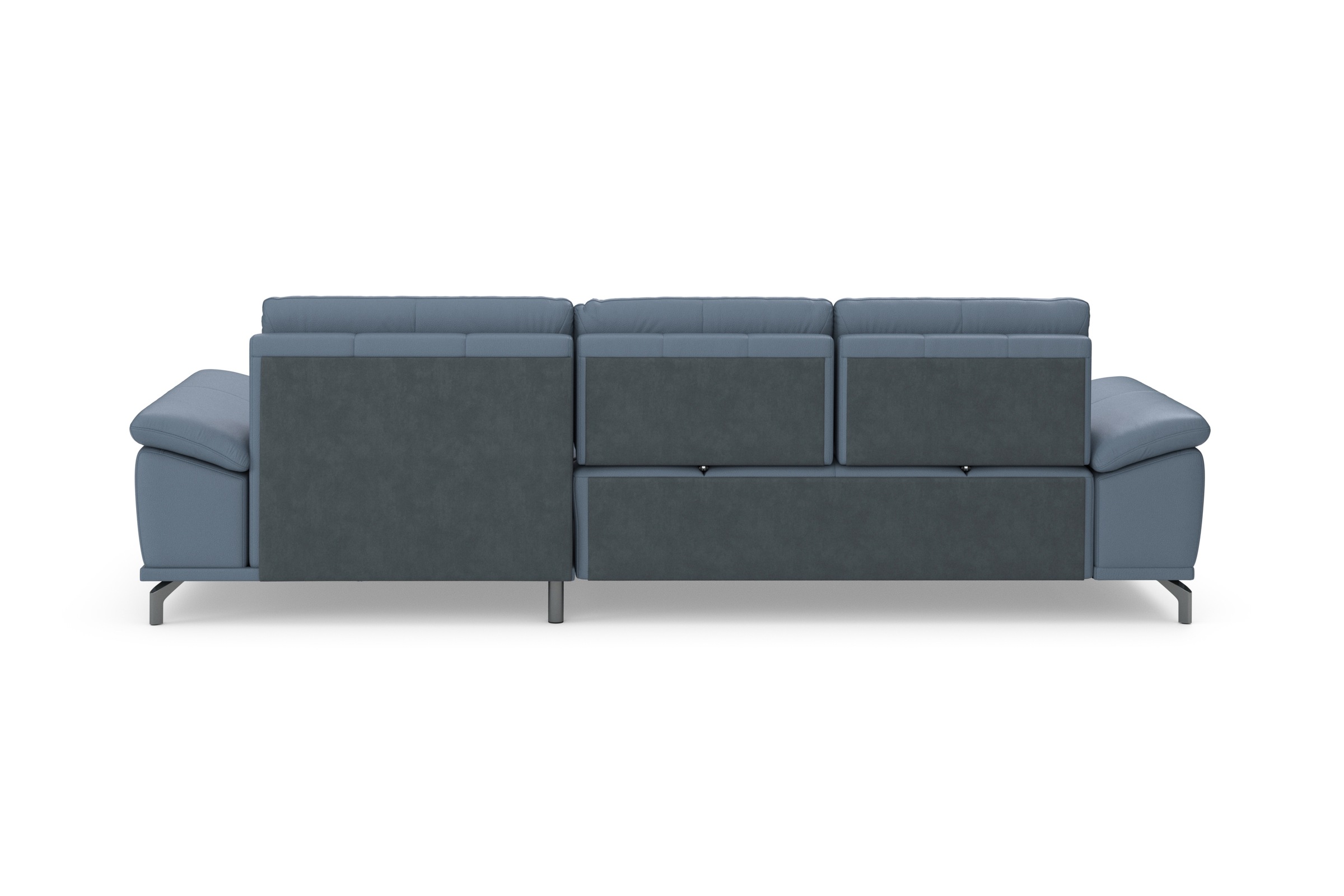 Places of Style Ecksofa Costello, mit Sitztiefenverstellung und Armlehnfunktion, incl. 3 Nierenkissen