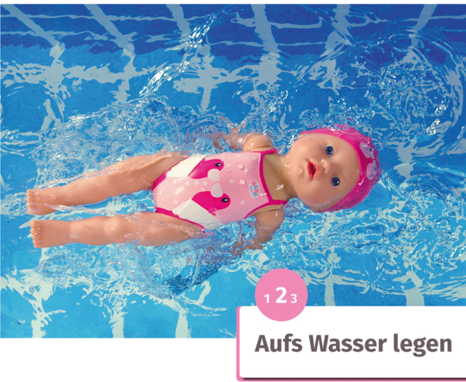 Baby Born Babypuppe »My First Swim Girl, 30 cm«, schwimmt Kraul und Schmetterling