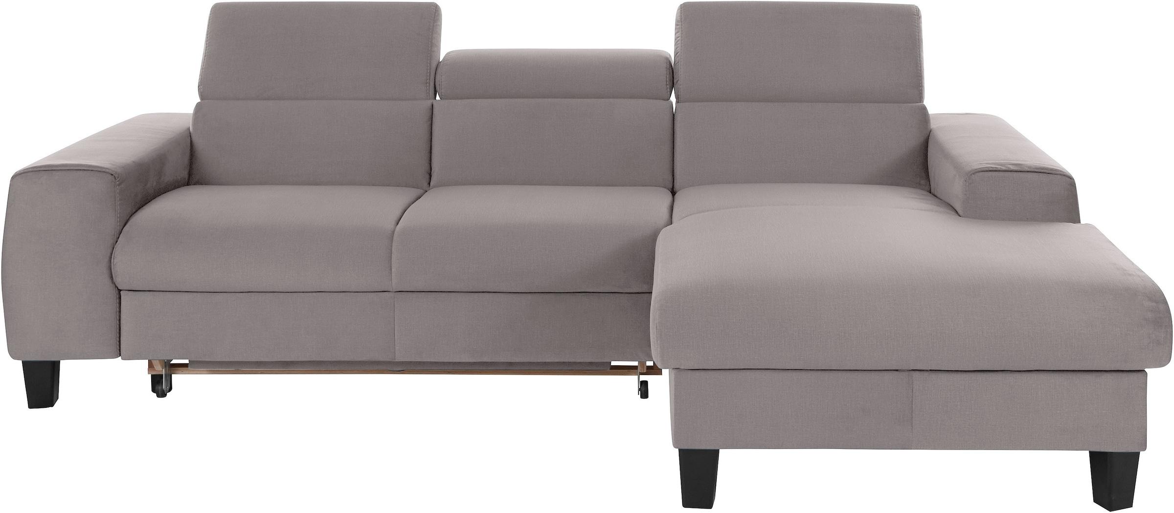 COTTA Ecksofa »Morven L-Form mit Kopfteilverstellung« wahlweise mit Bettfunktion, Bettkasten & Wireless-Charger
