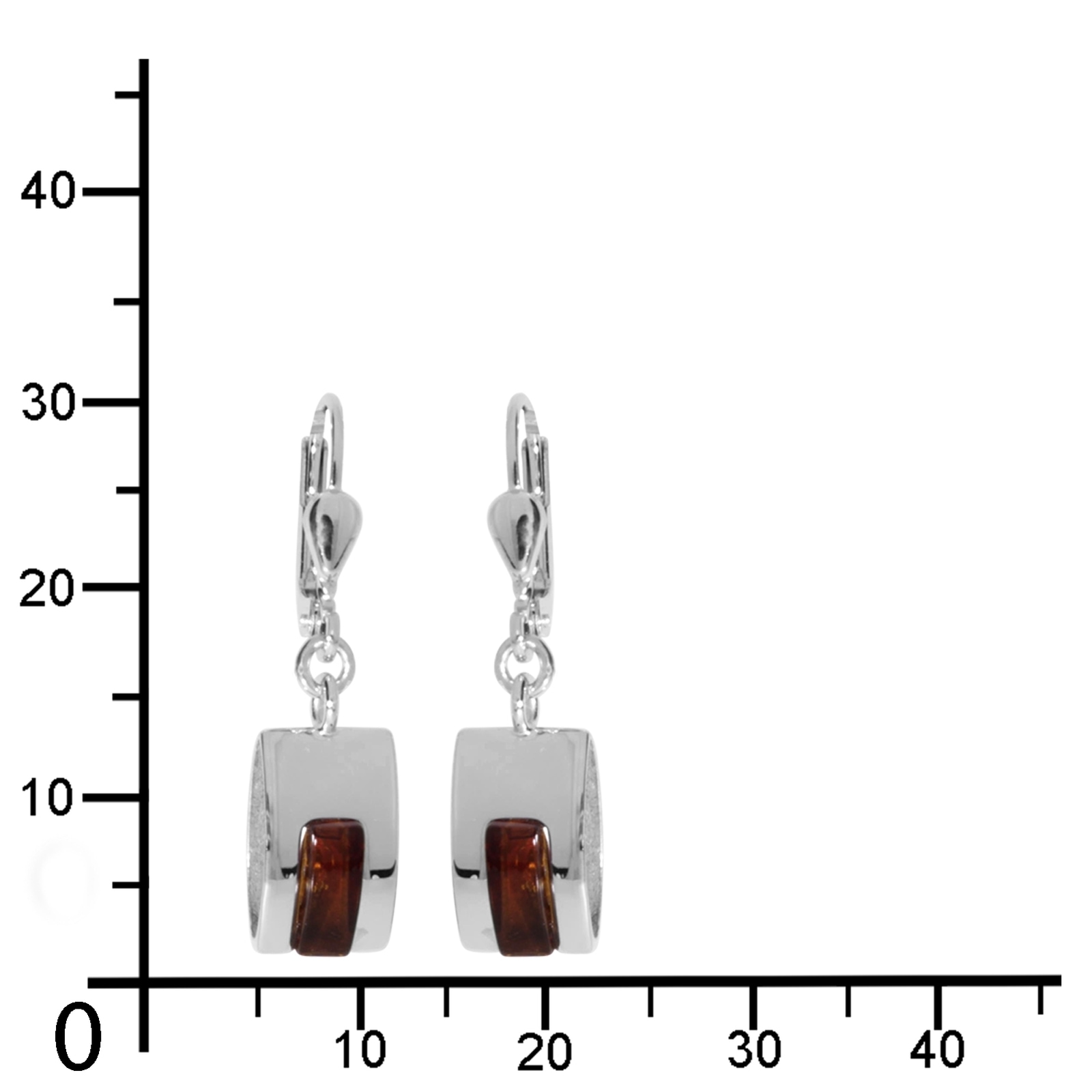 OSTSEE-SCHMUCK Paar Ohrhänger »- Zera - Silber 925/000 - Bernstein«