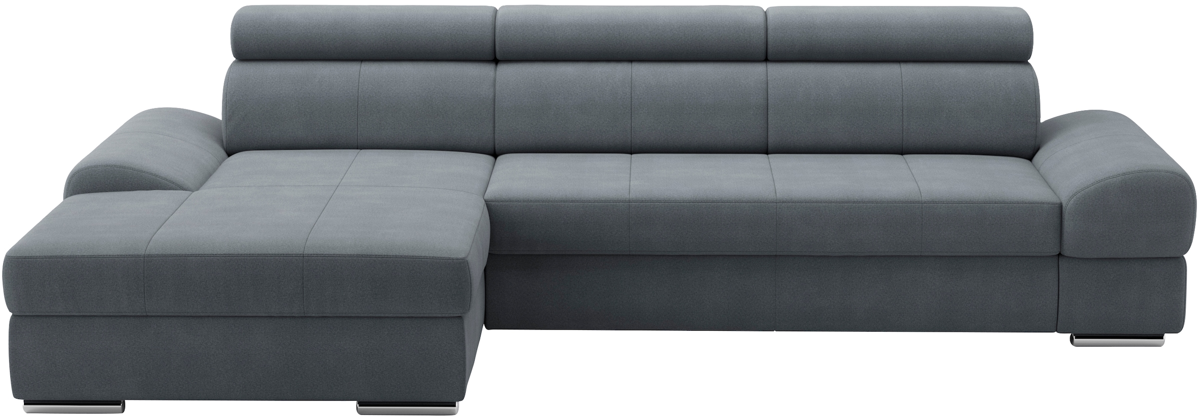 sit&more Ecksofa Broadway, mit verstellbaren Kopfteilen, wahlweise mit Bettfunktion