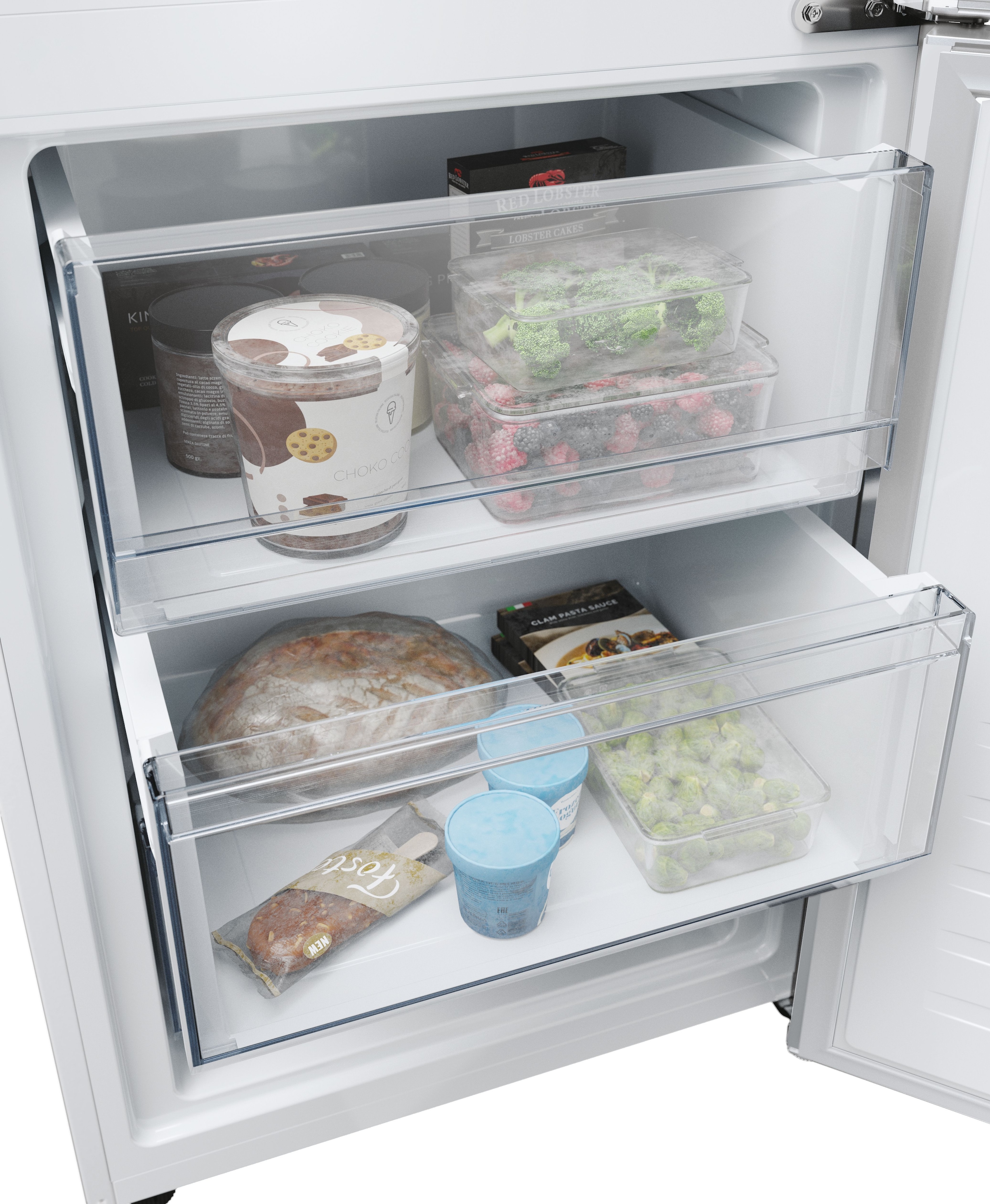 Haier Kühl-/Gefrierkombination 2D 60 SERIES 5 PRO »HDPW5618CNPW«, 185 cm hoch, 60 cm breit, MyZone Plus, HumidityZone, Total No Frost