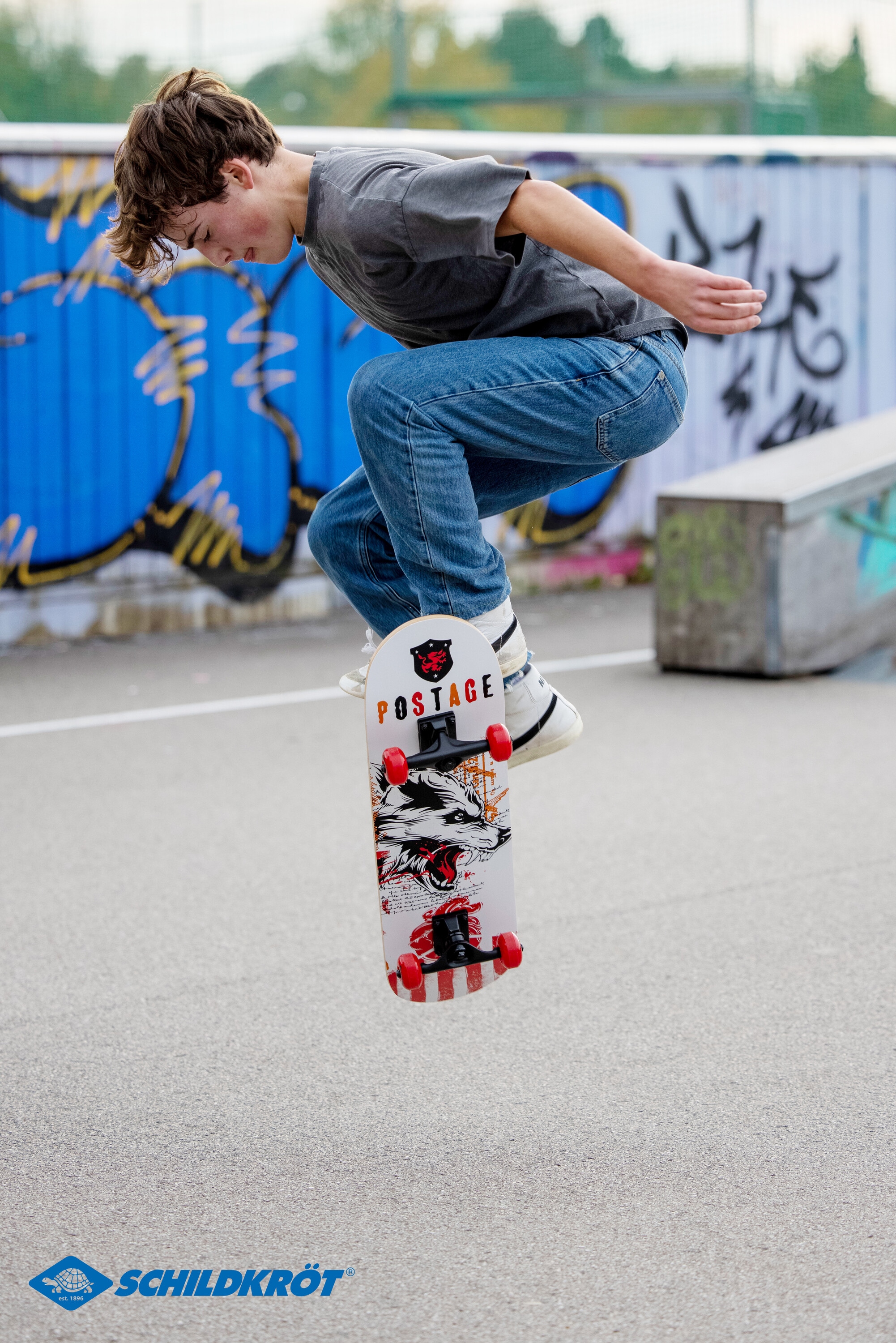 Schildkröt Skateboard »Schildkröt Skateboard Grinder 31" Wolf«