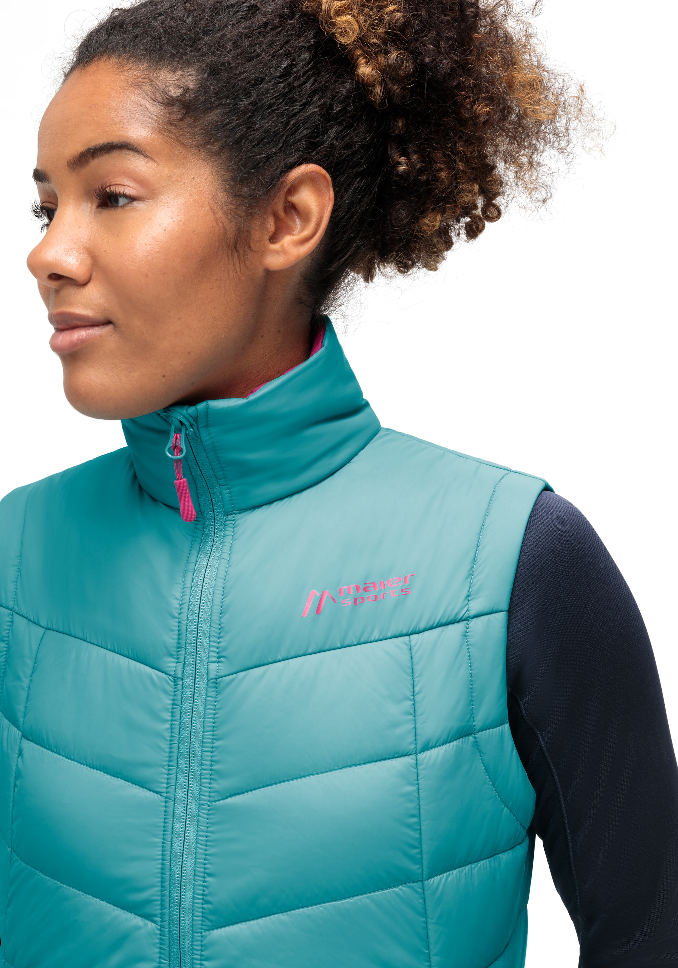Maier Sports Steppweste »Lovisa«, Damen Weste, Outdoorweste mit mTHERM Wattierung