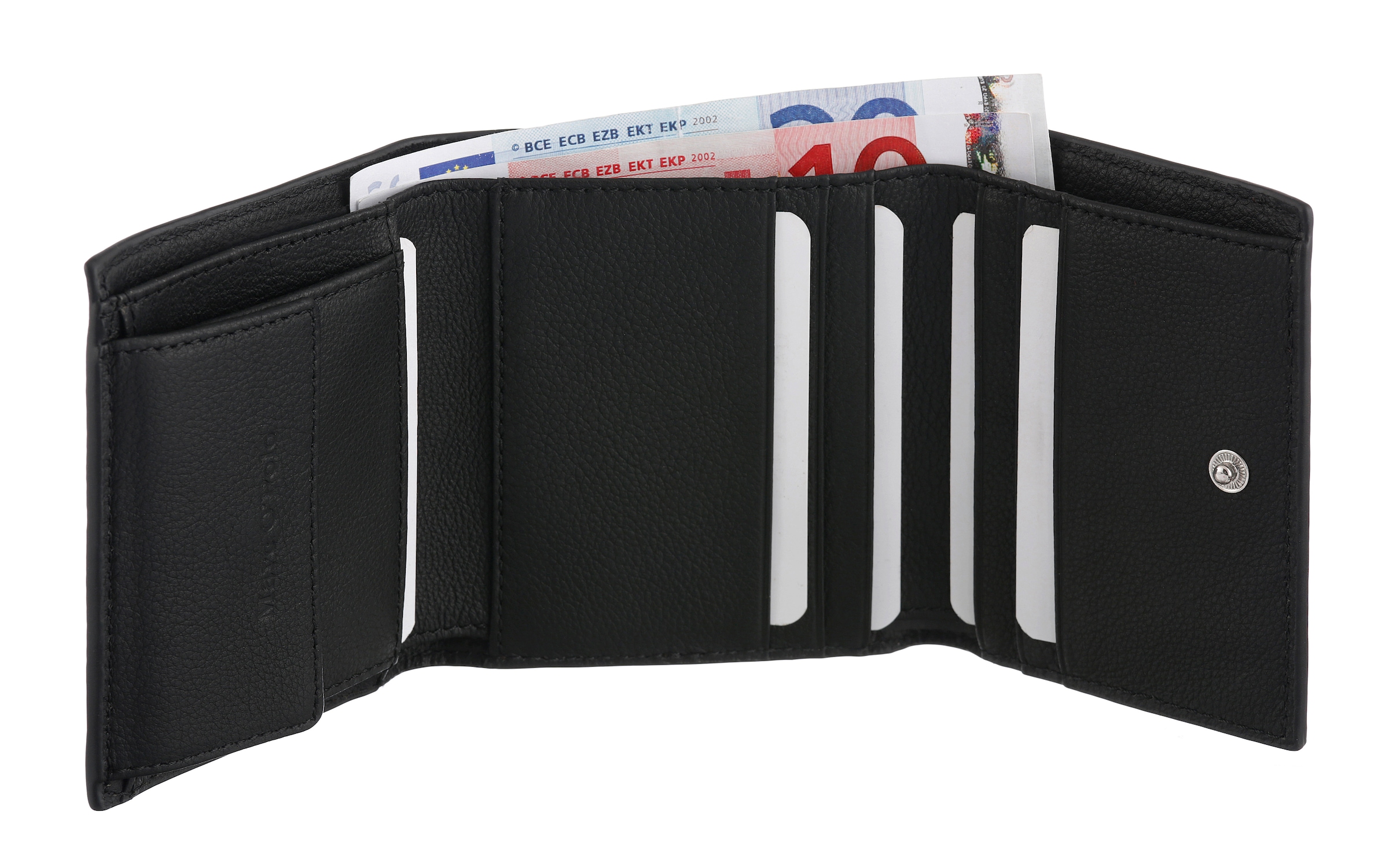 Marc O'Polo Accessories Geldbörse »JUDIS« Geldbeutel, Portemonnaie mit Druckknopfverschluss