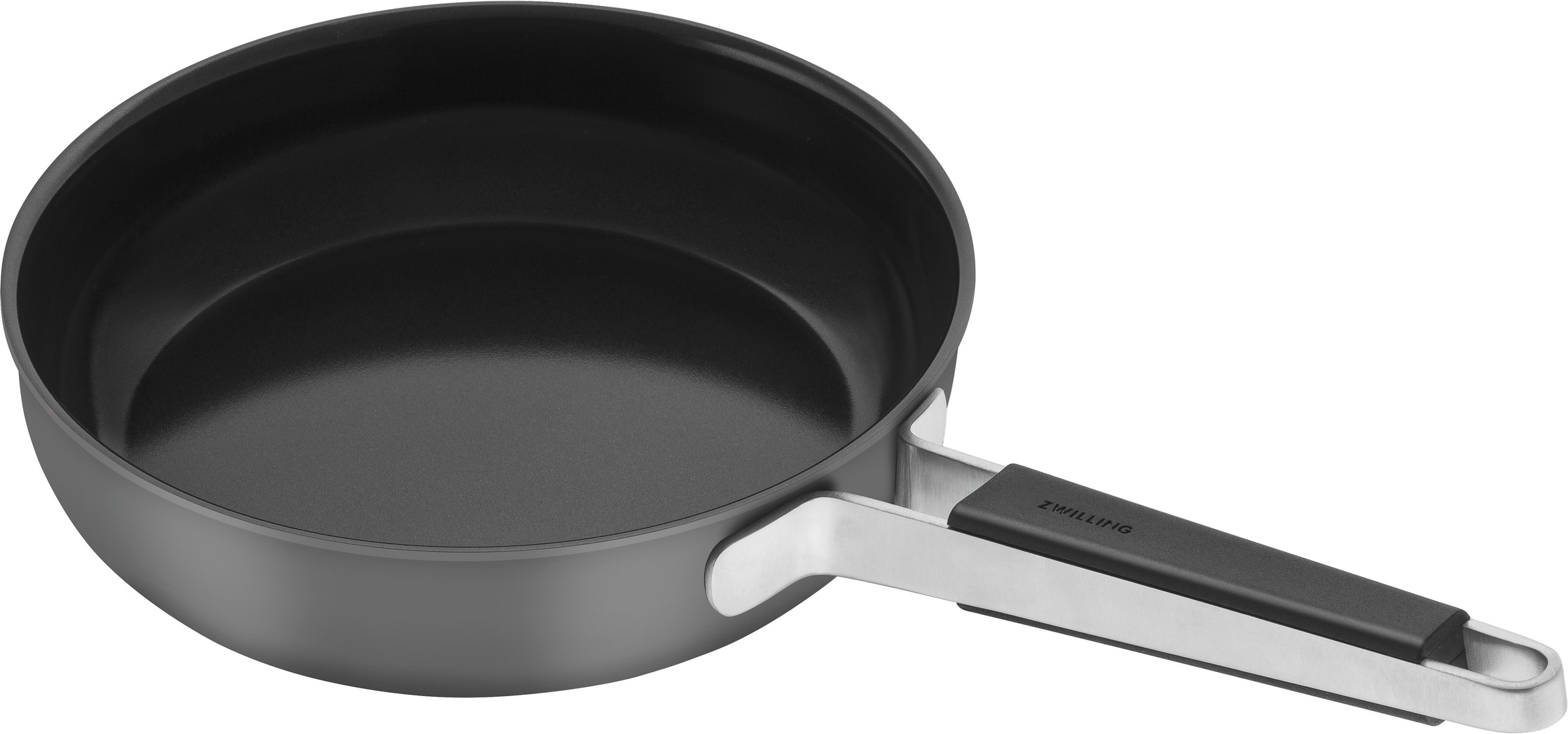 ZWILLING Pure Bratpfanne 24 cm grau, 18/10 Edelstahl (1028816)