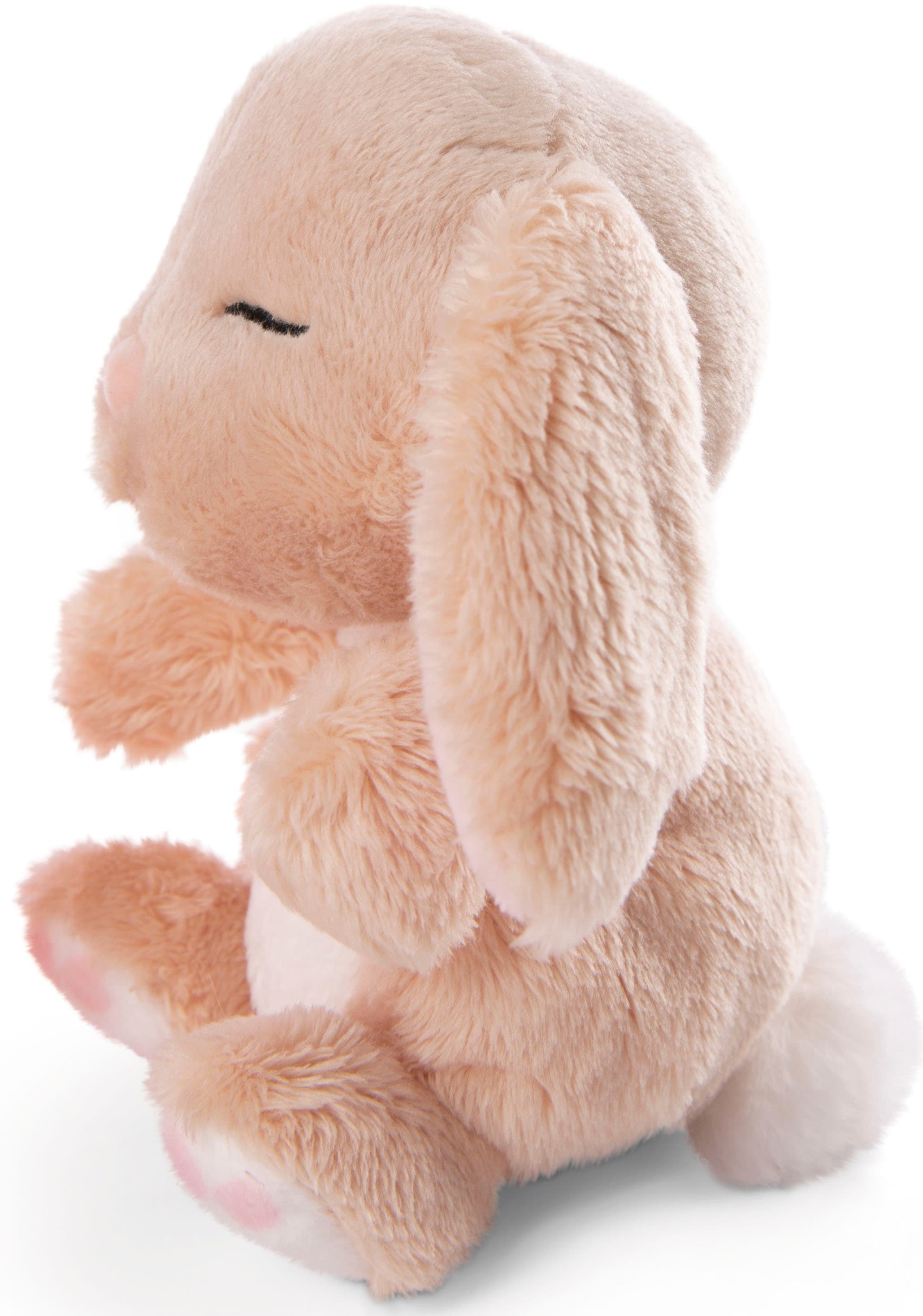 Nici Kuscheltier »Sleeping Pets, Hase karamell, 12 cm«, im Körbchen