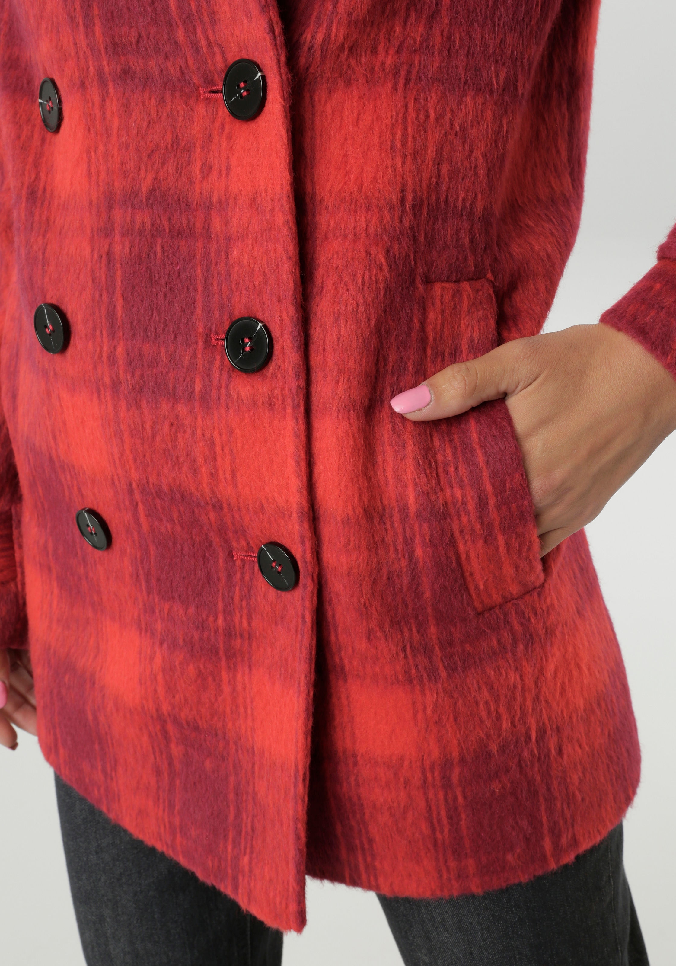 Aniston SELECTED Cabanjacke ohne Kapuze mit zwei Eingriffstaschen - NEUE KOLLKEKTION