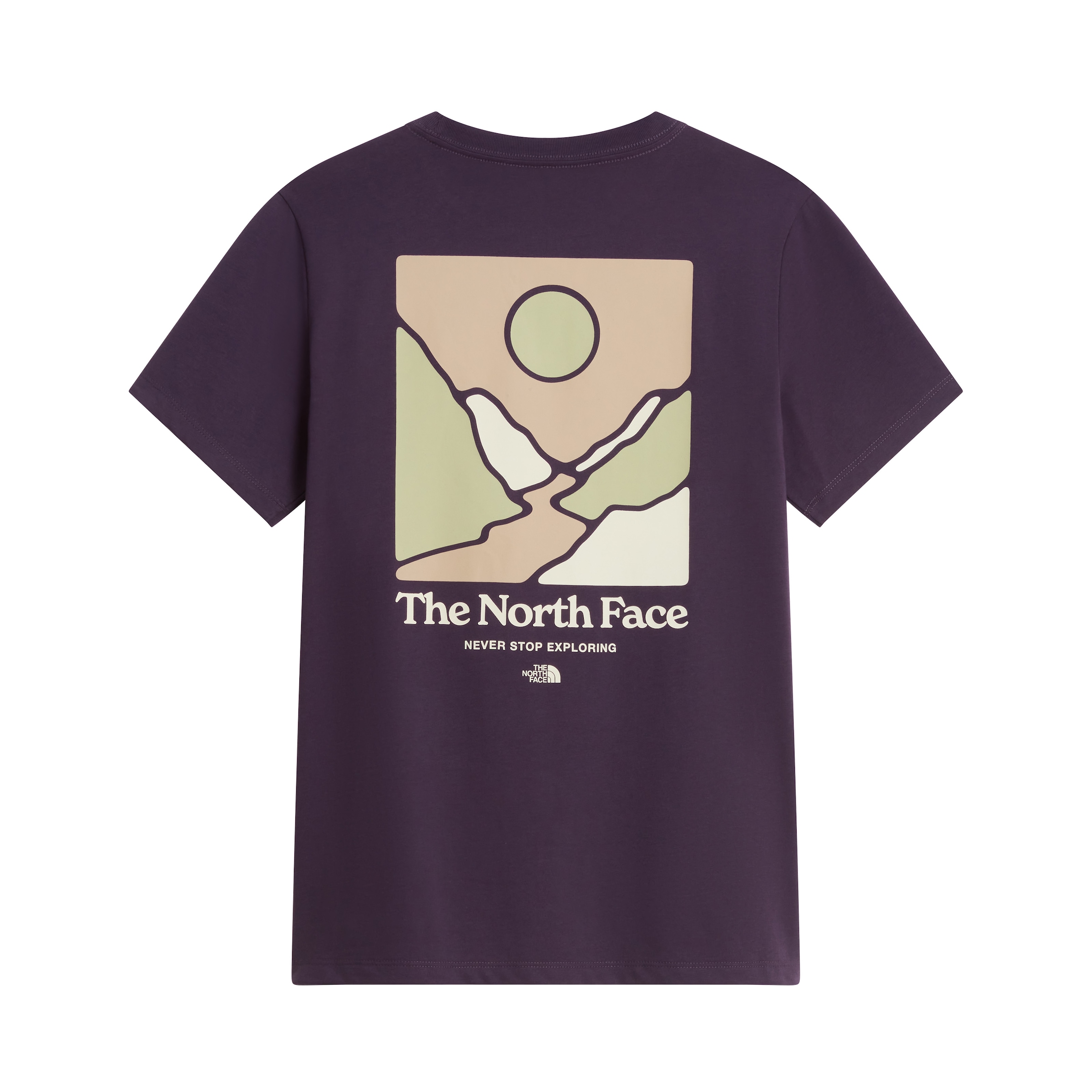 The North Face T-Shirt »W MONTE REG SS TEE-GRAPHIC«