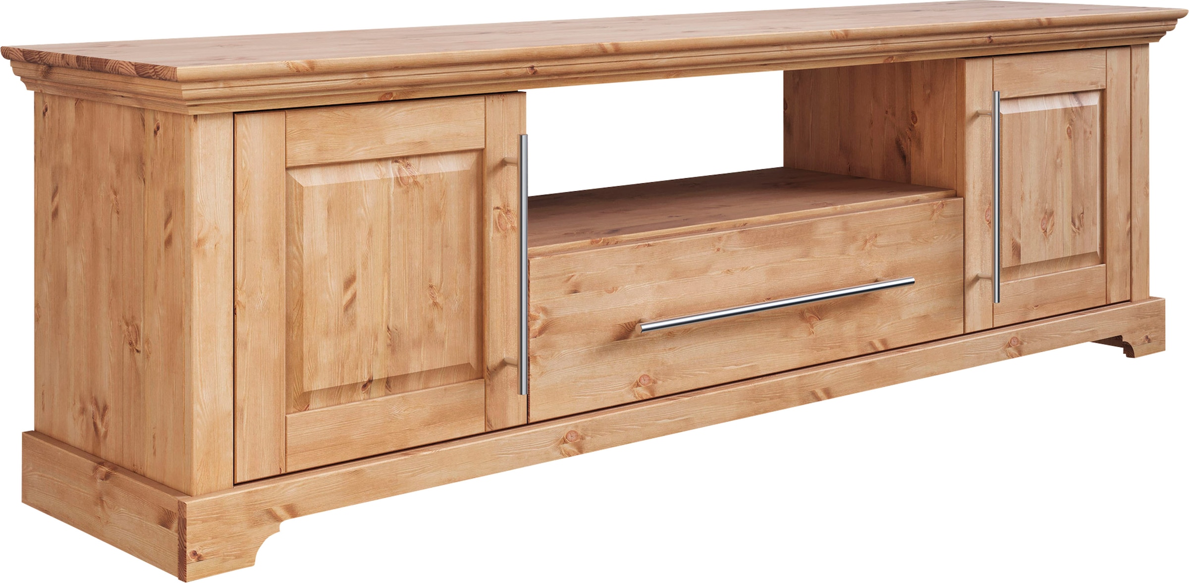 Home affaire TV-Board »Meliss«, Lowboard, 2-türig, Breite 171 cm, Kiefer massiv, FSC®