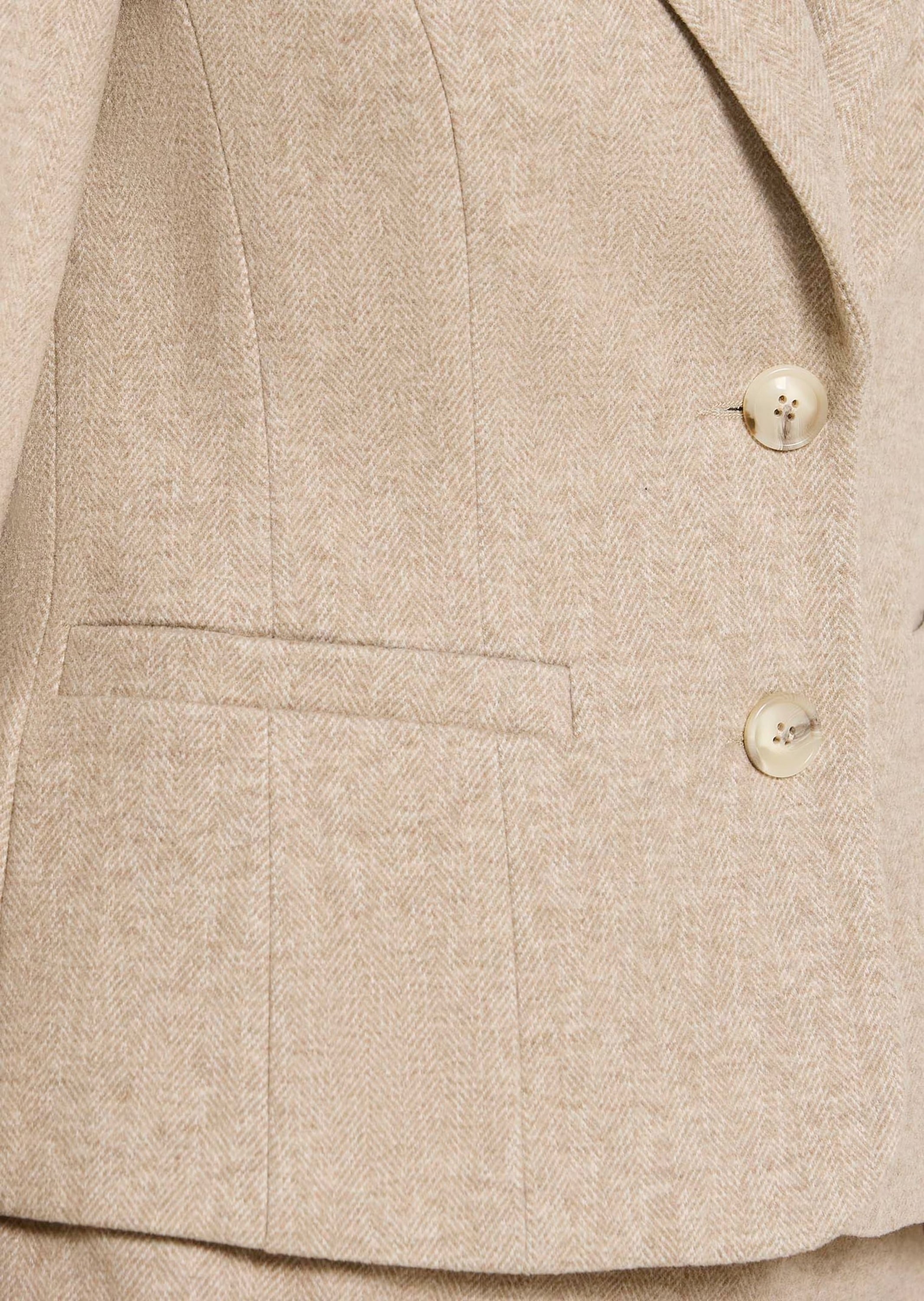 MADELEINE Jackenblazer »Blazer Kurzblazer mit Fischgrat-Muster«