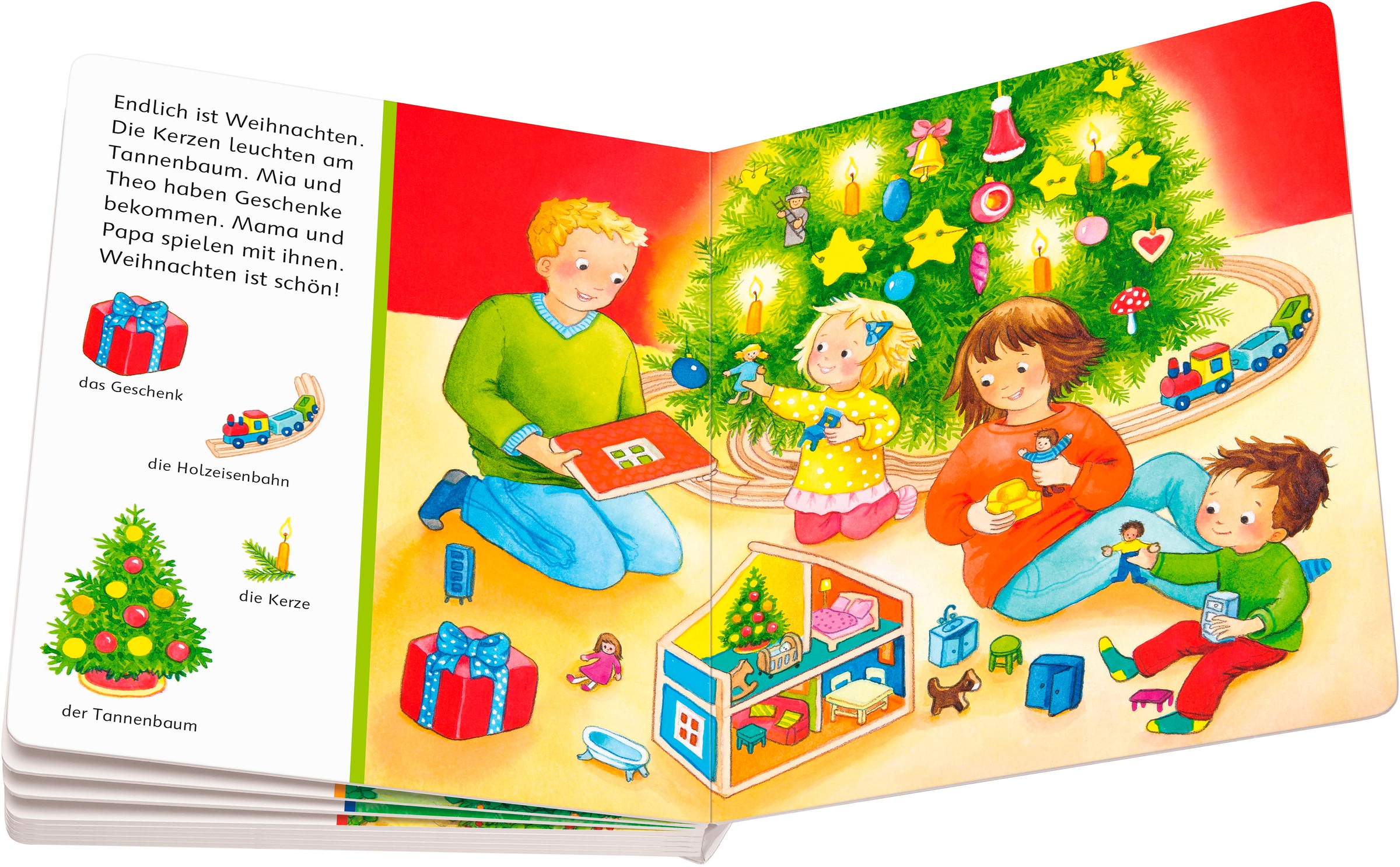 Ravensburger Kinderbuch »Pappbilderbuch, Mein erstes Sachen suchen Frohe Weihnachten«