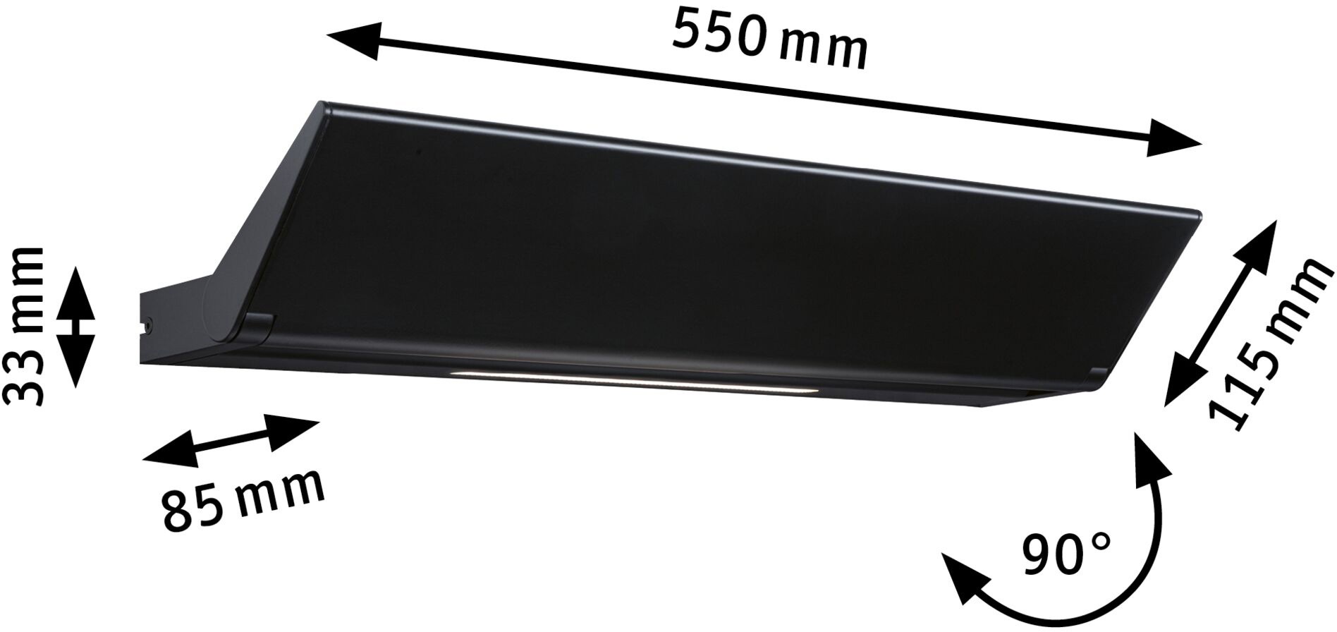 Paulmann Wandleuchte »Ranva« 1 Stk. Tageslichtweiß