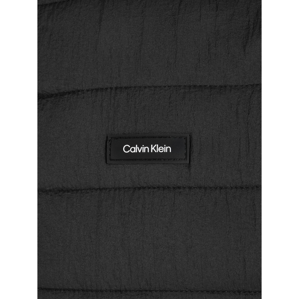 Calvin Klein Steppweste »PACKABLE CRINKLE QUILT VEST«