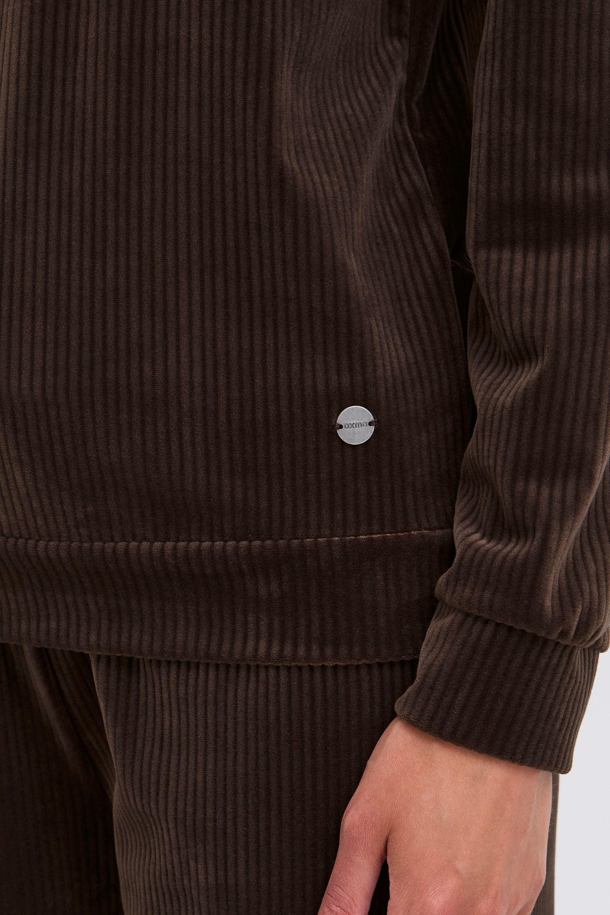 OXMO Troyer »Longsweatshirt OXEBBA HALFZIP«