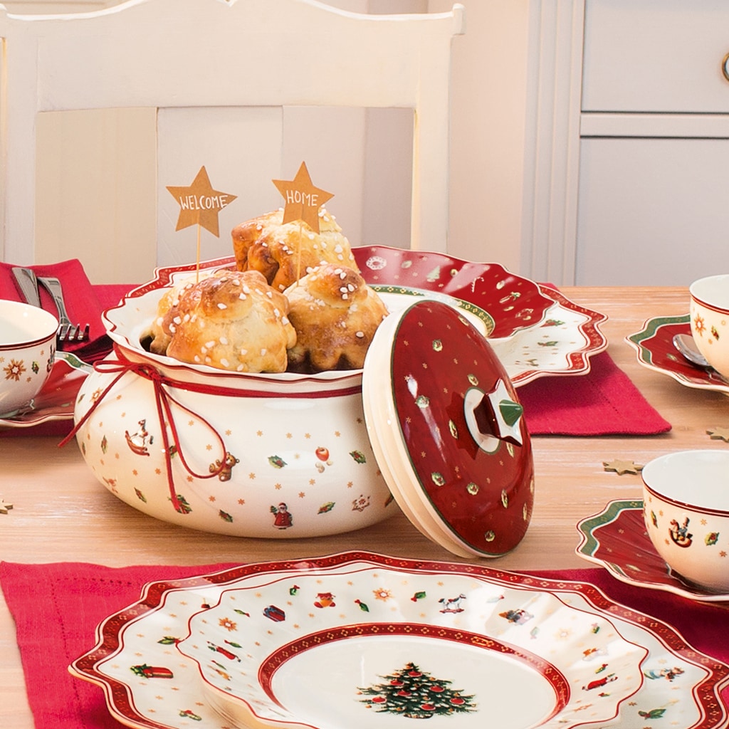 Villeroy & Boch Weihnachtsfigur »Dose Toy's Delight ø 20,5 cm bunt«
