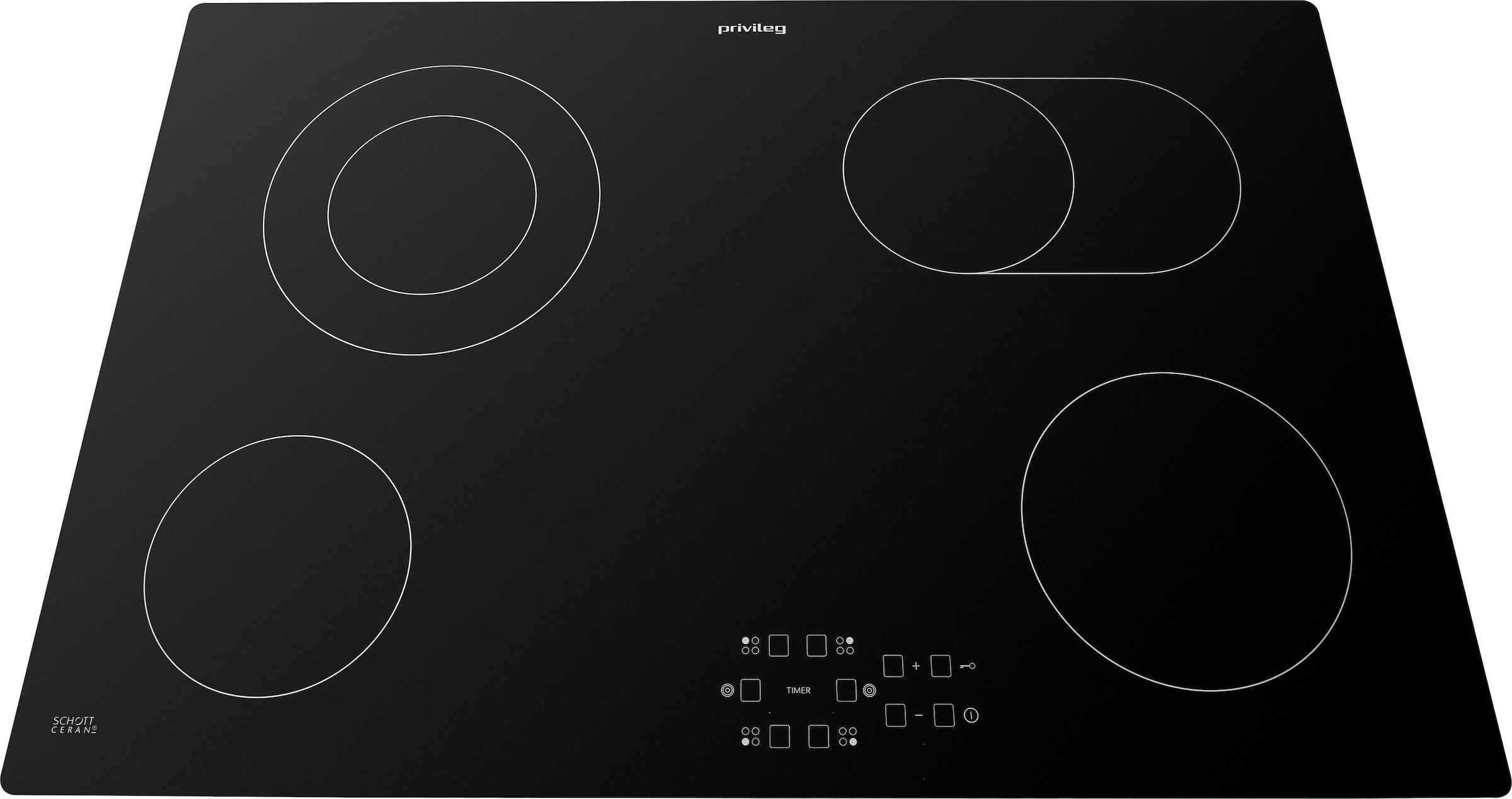 Privileg Elektro-Kochfeld von SCHOTT CERAN® »PCTAC 7042 NE«, mit Timer