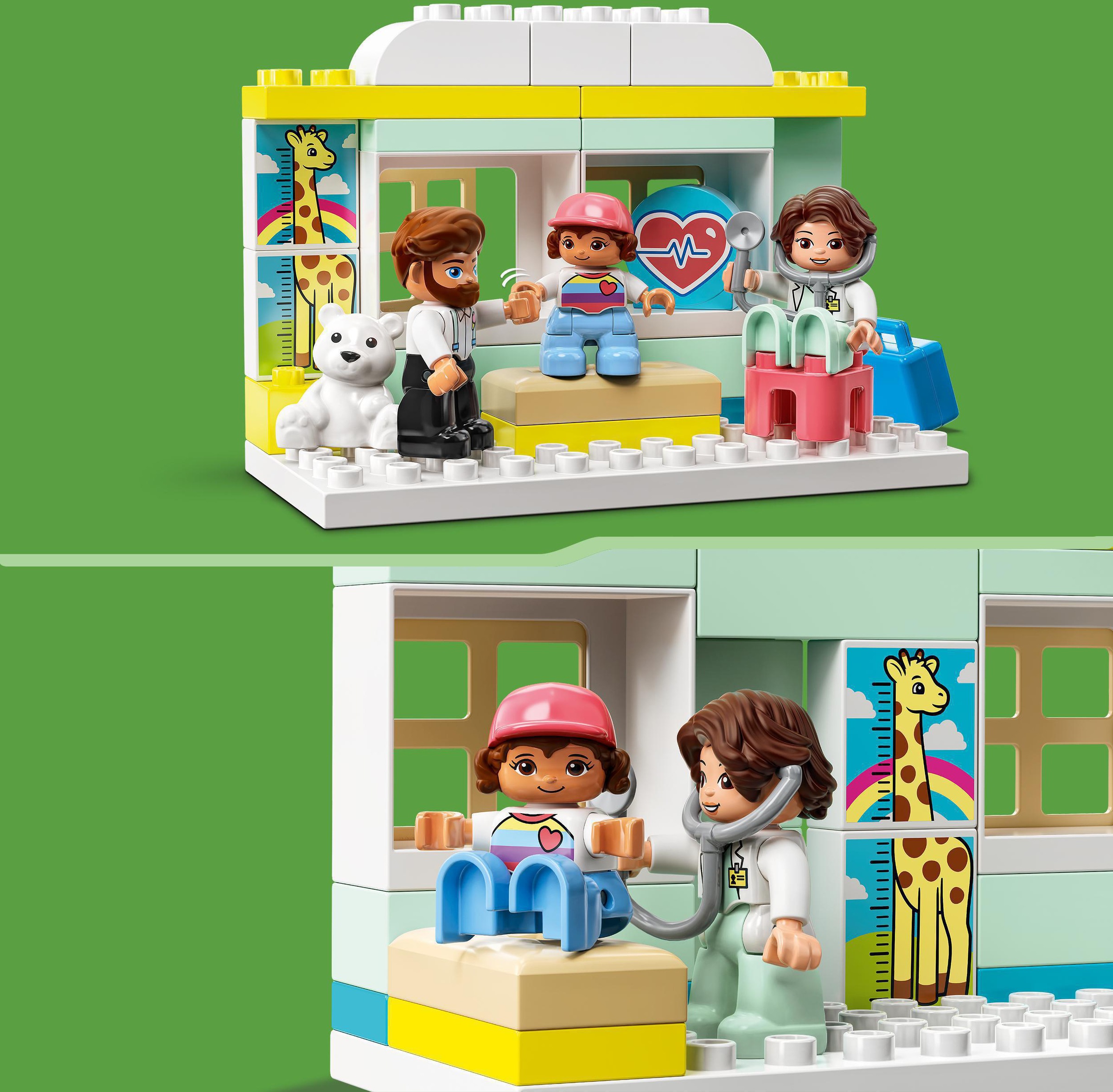 LEGO® Konstruktionsspielsteine »Arztbesuch (10968), LEGO® DUPLO«, (34 St.), Made in Europe