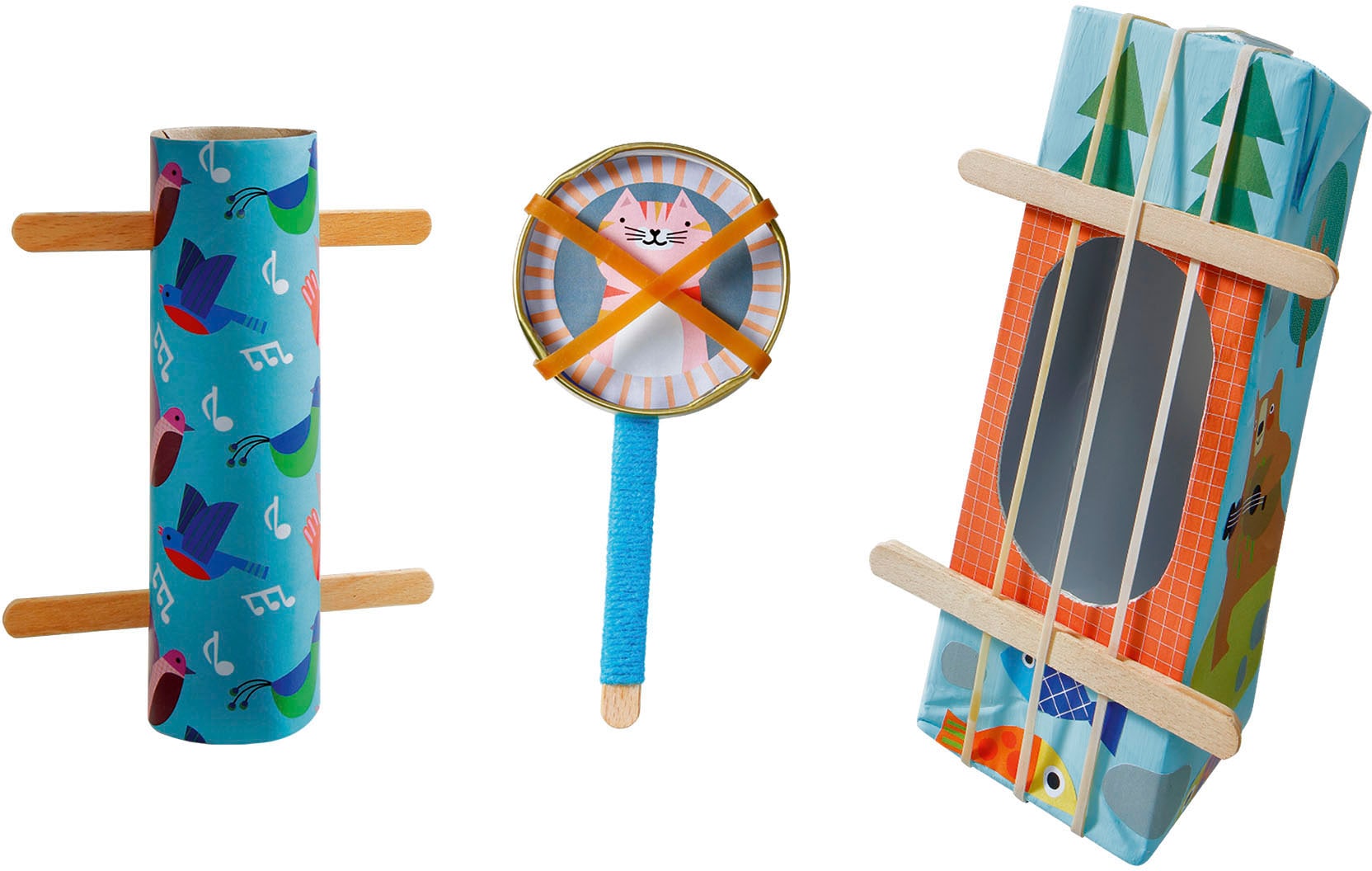 Ravensburger Kreativset »Eco Create, Make your own Music«, Upcycling und basteln in einem